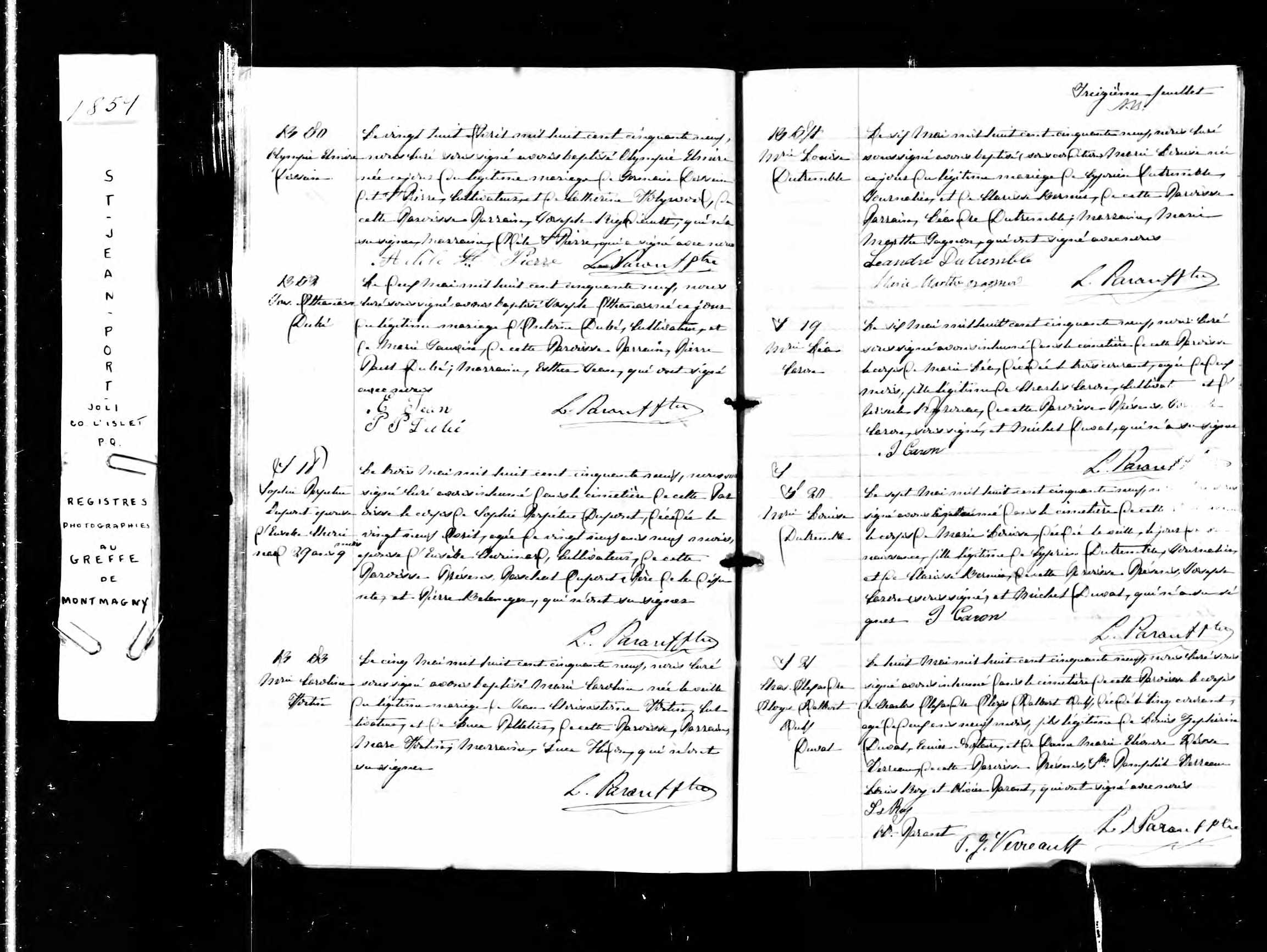 Acte de sépulture
