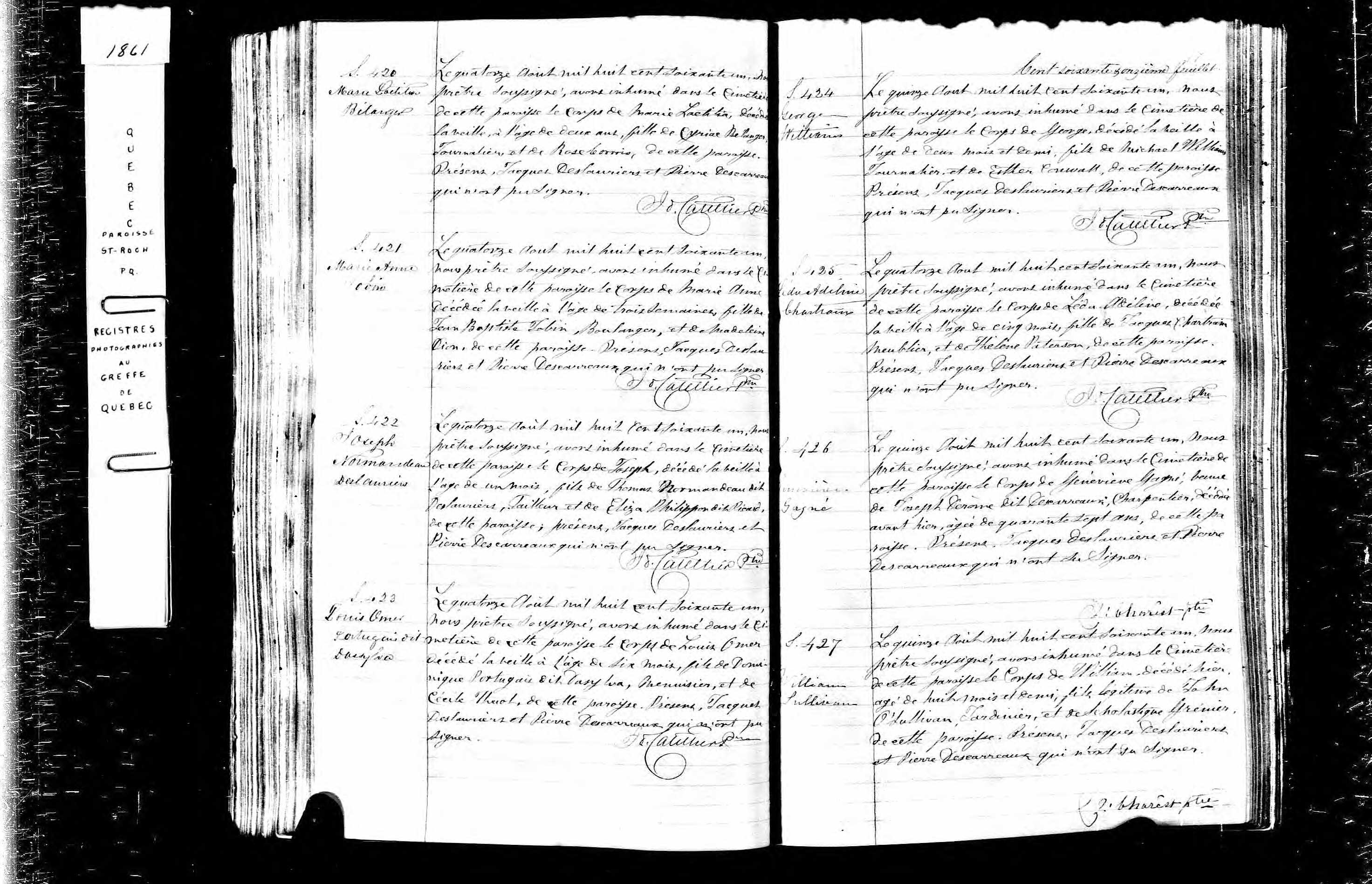 Acte de sépulture