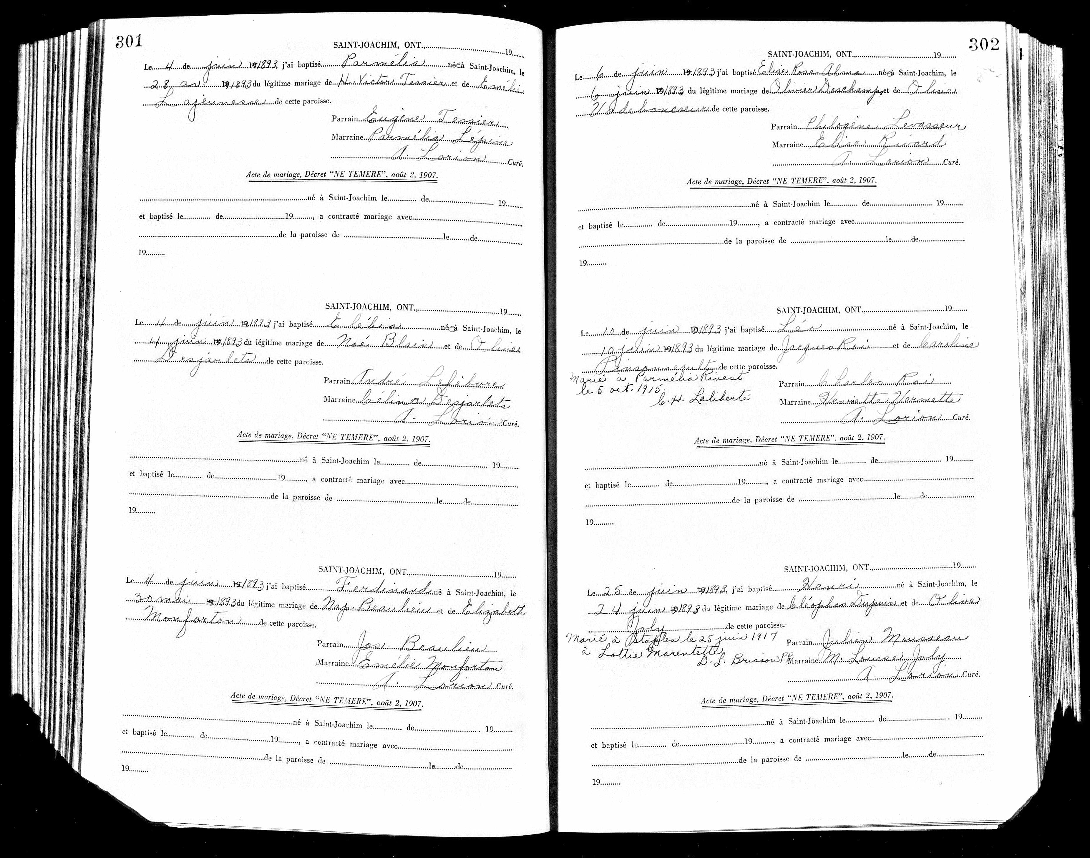 Acte de baptême