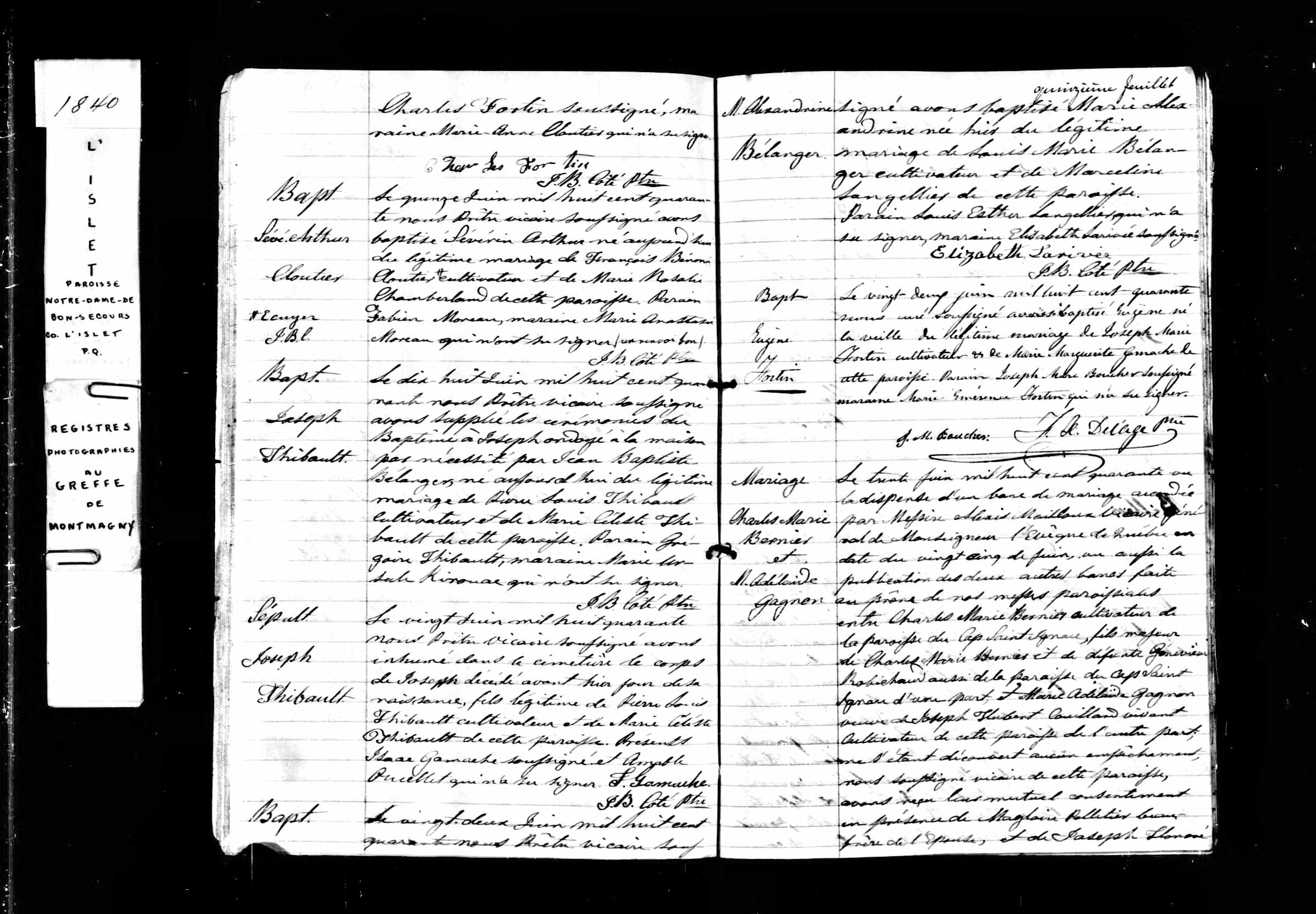 Acte de baptême