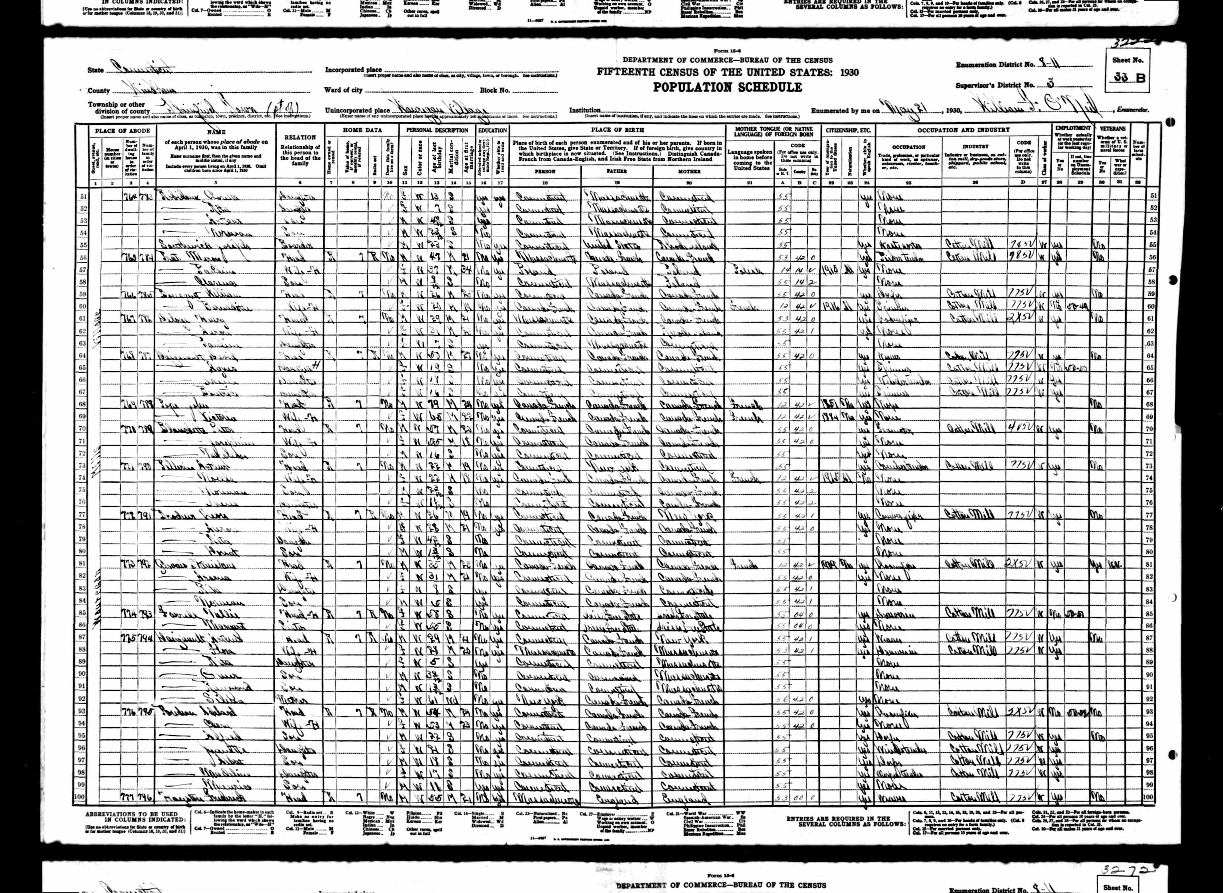 Recensement fédéral américain 1930