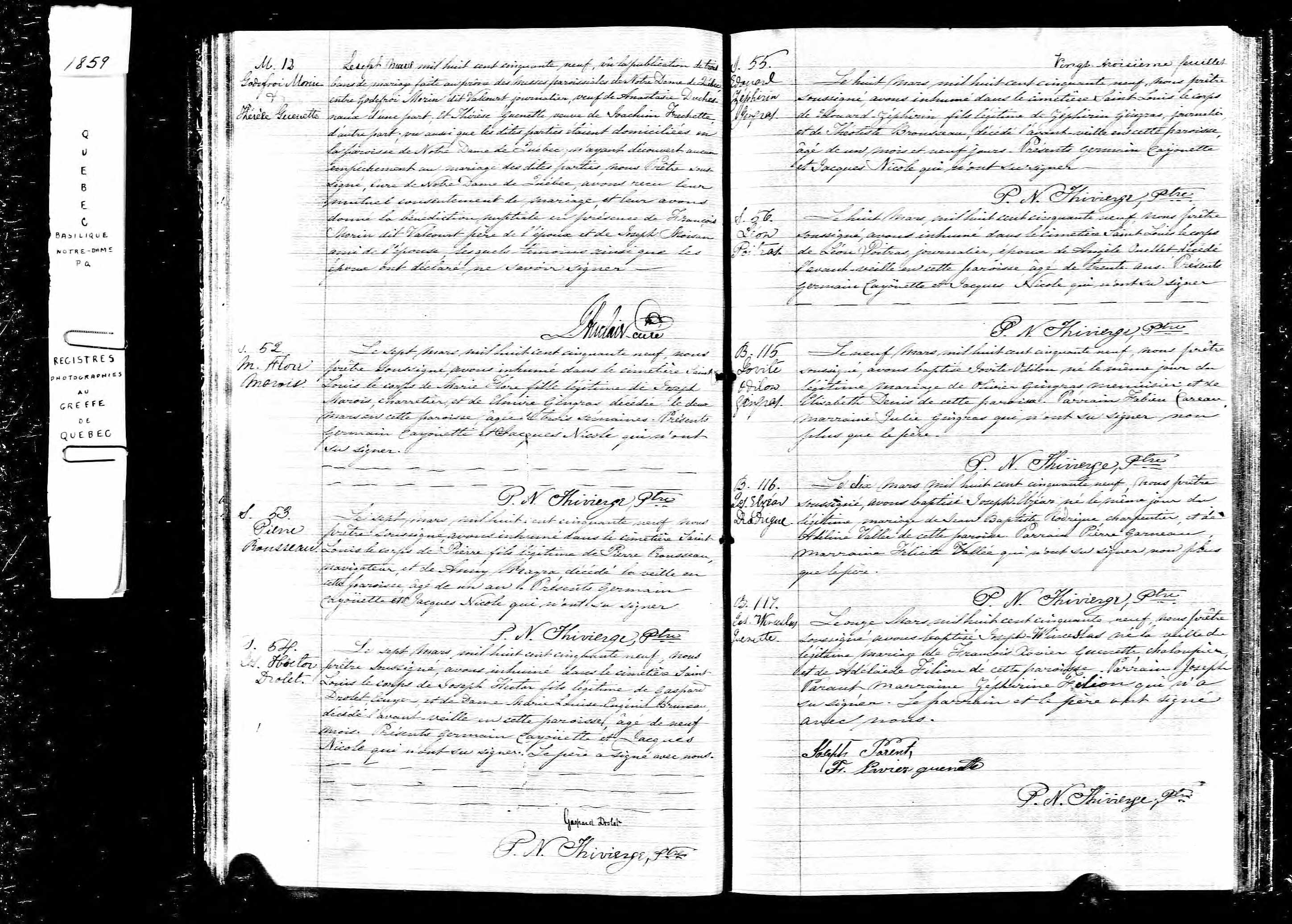 Acte de sépulture