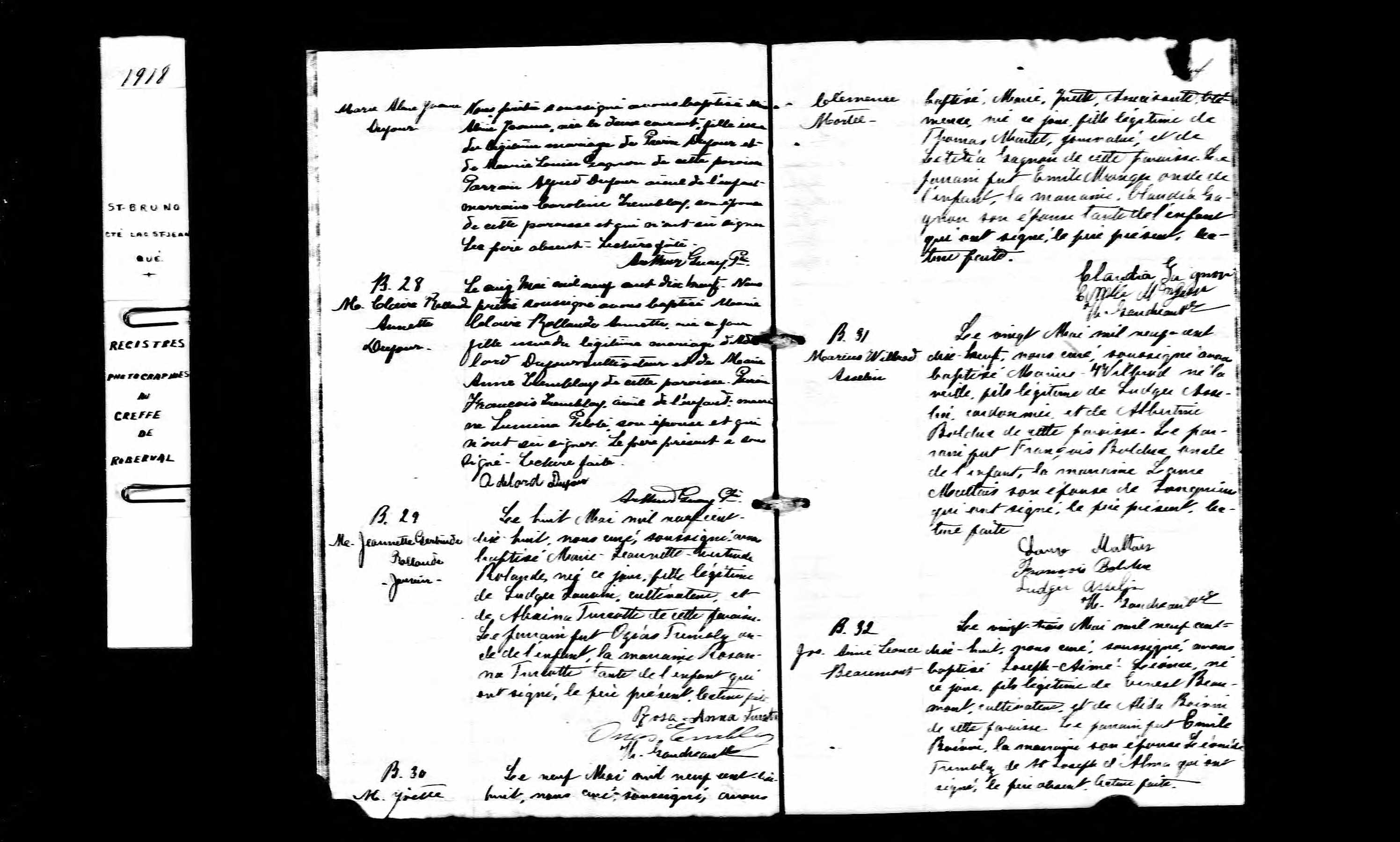 Acte de baptême
