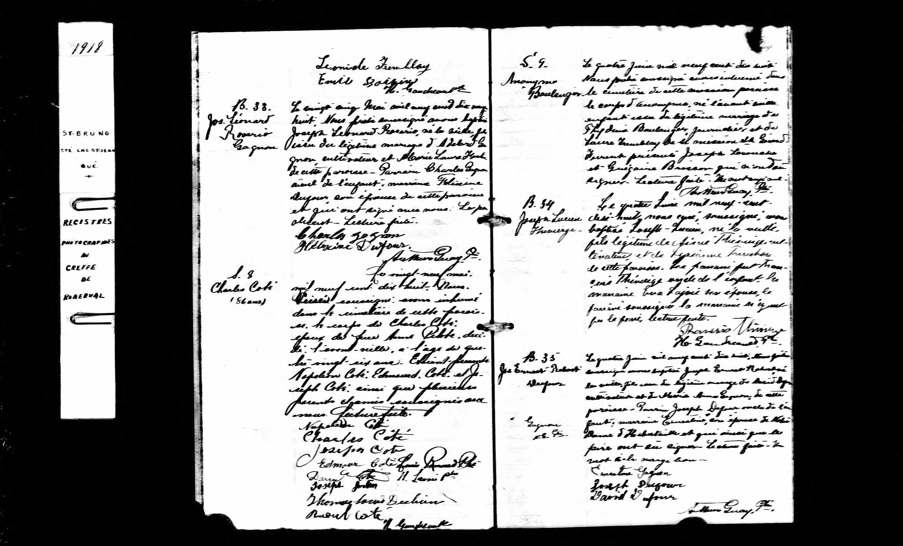 Acte de baptême