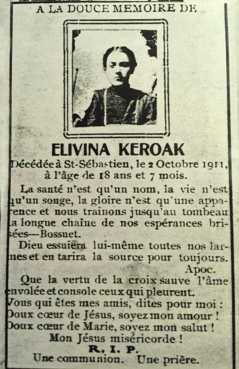 Carte mortuaire
