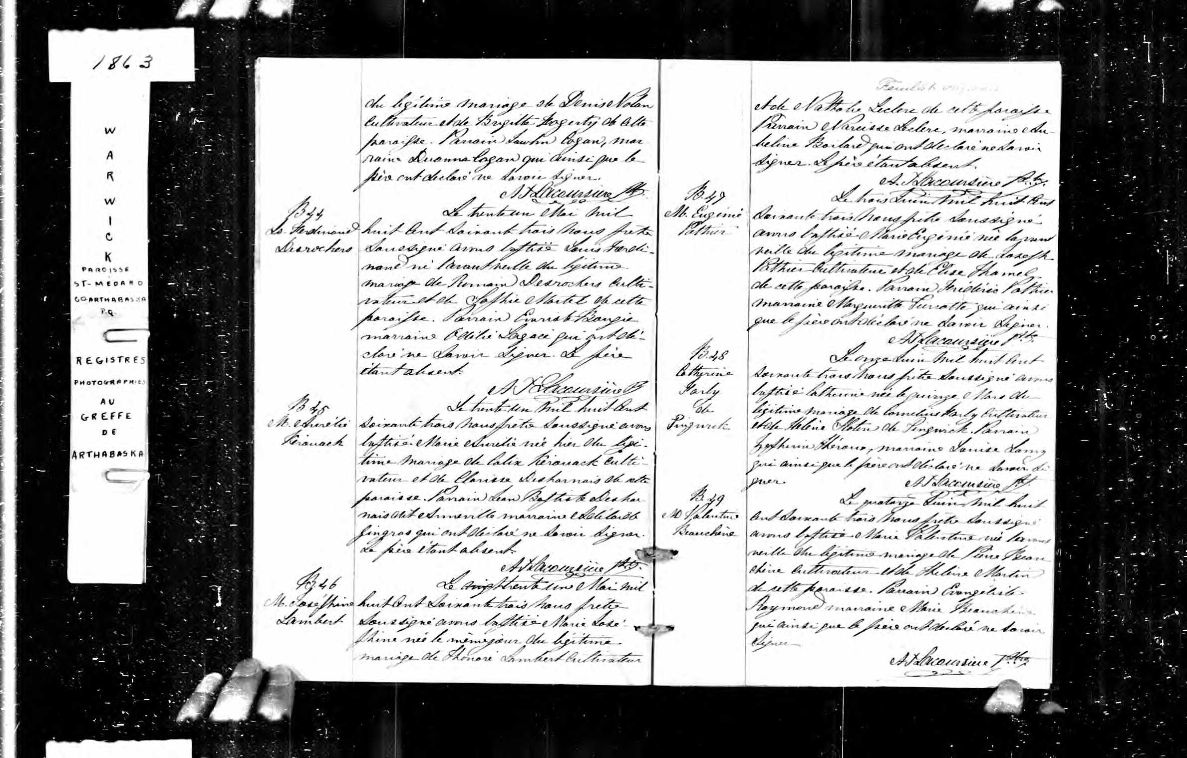 Acte de baptême