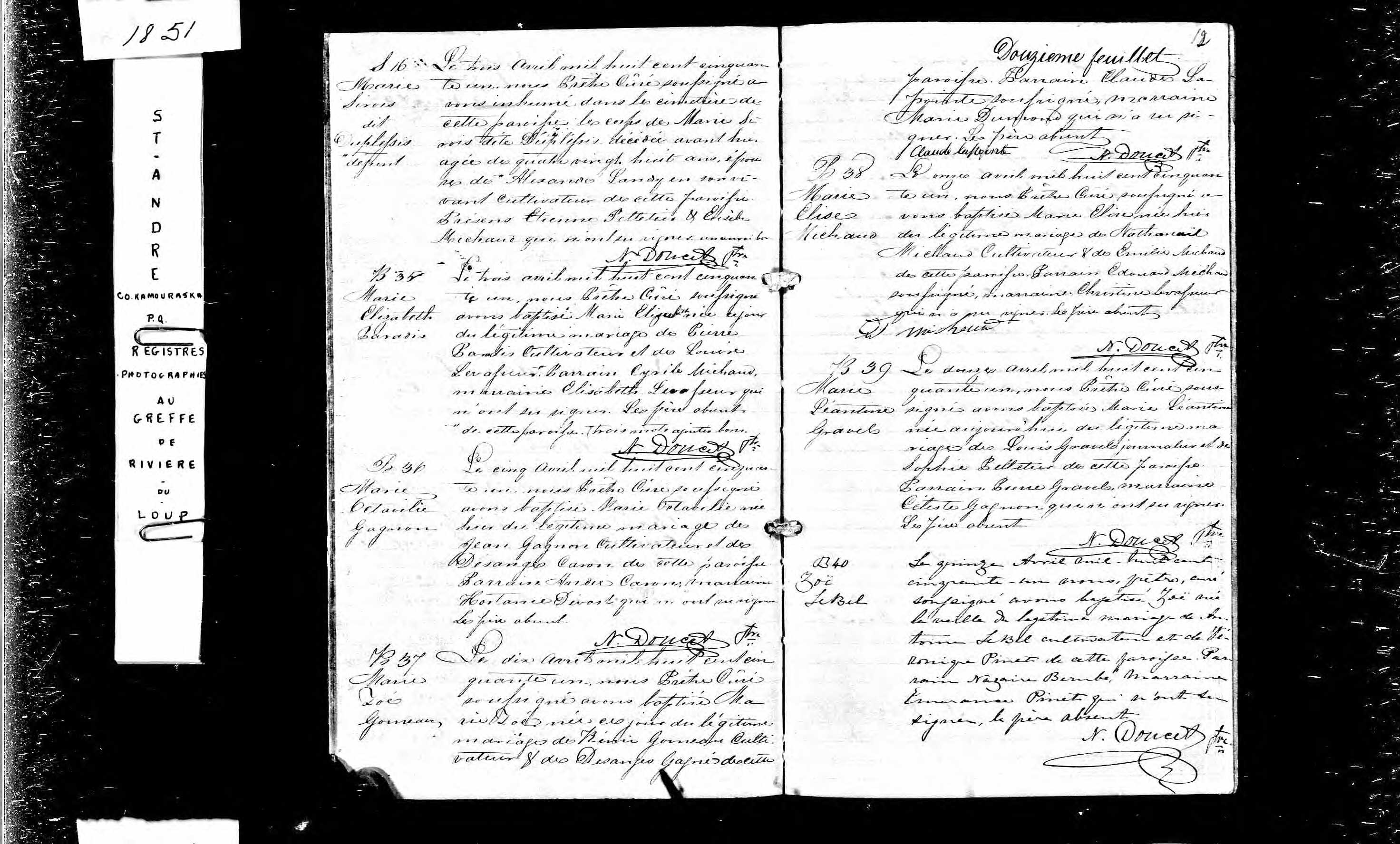 Acte de baptême