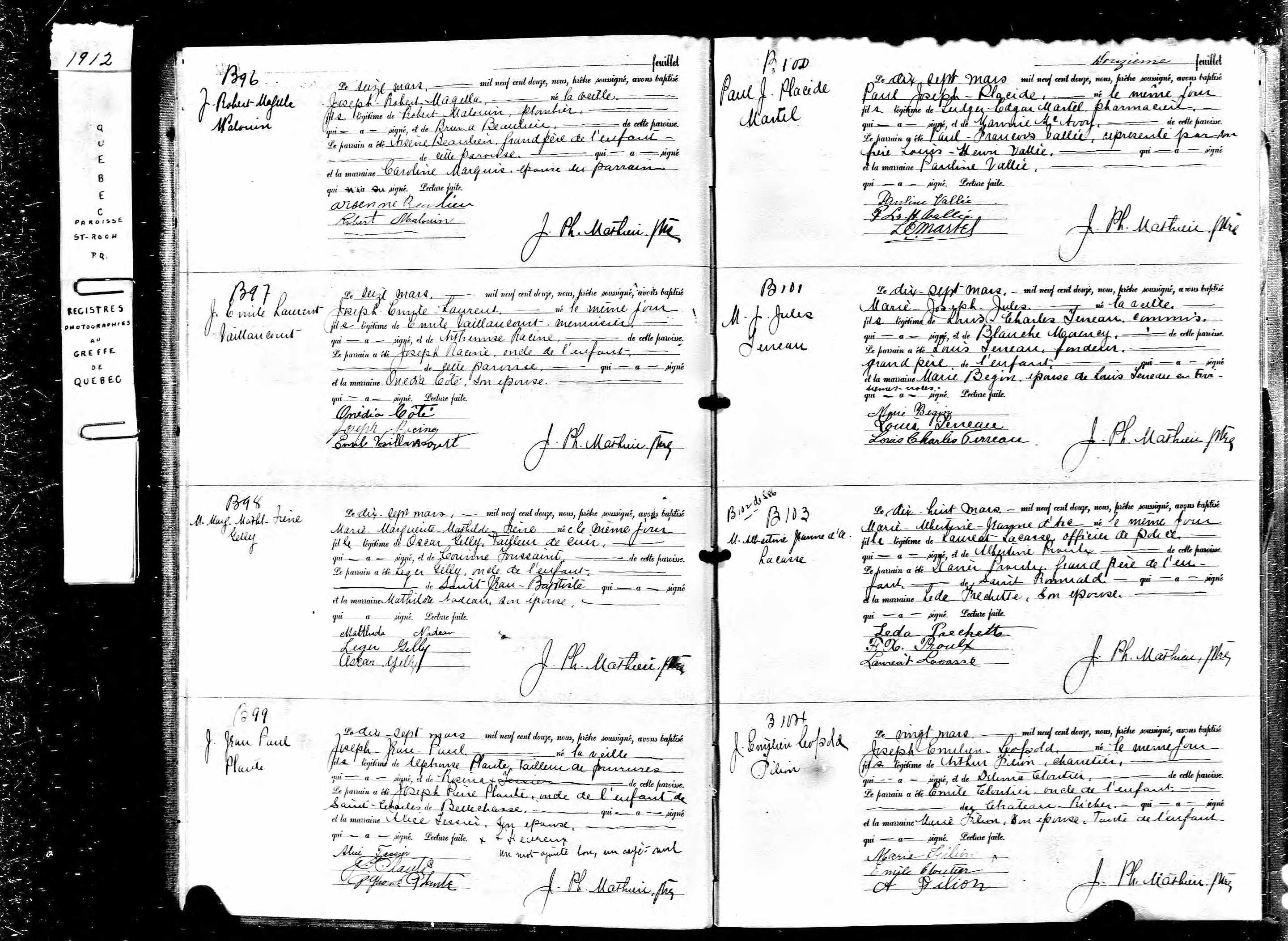Acte de baptême