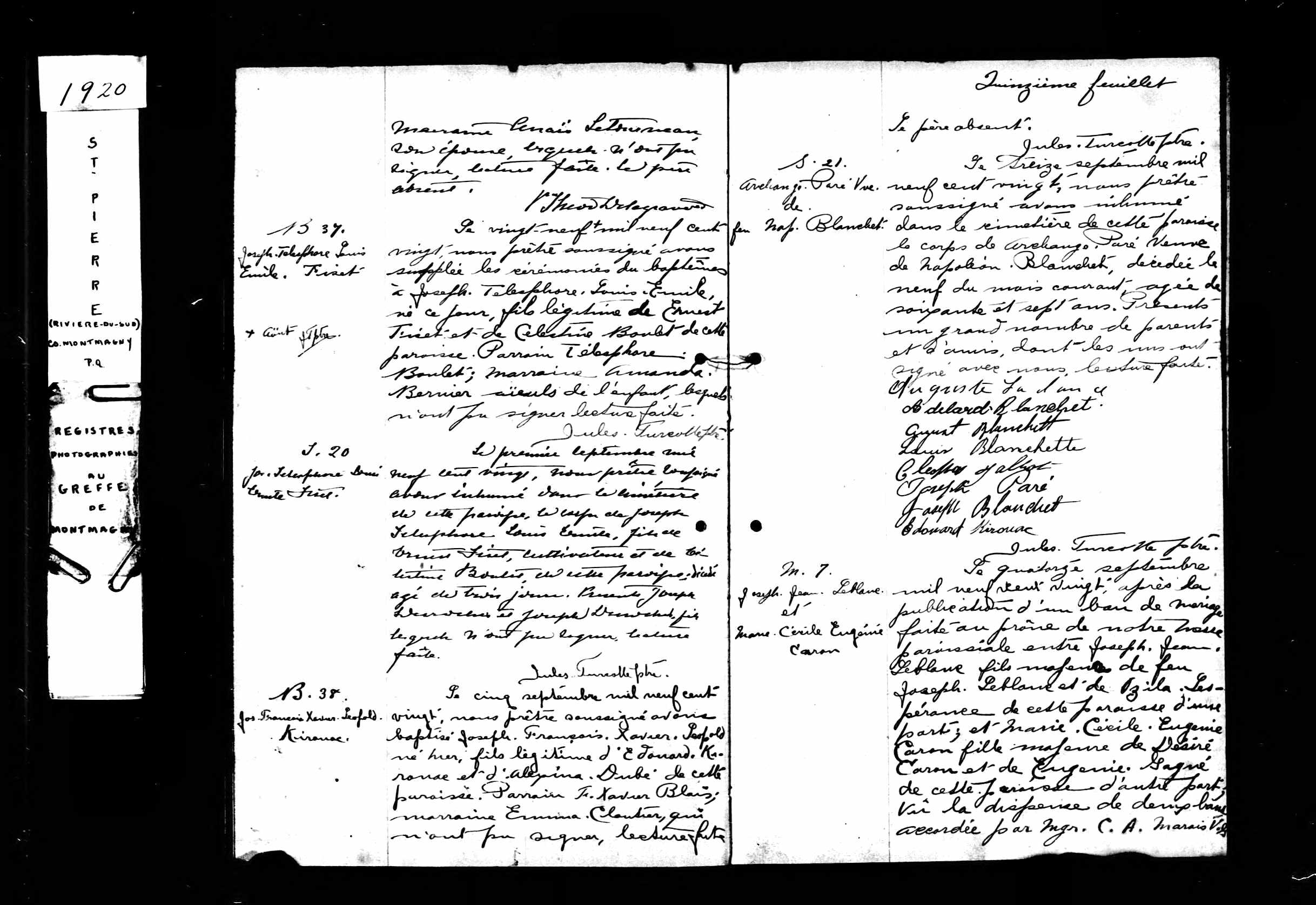 Acte de baptême