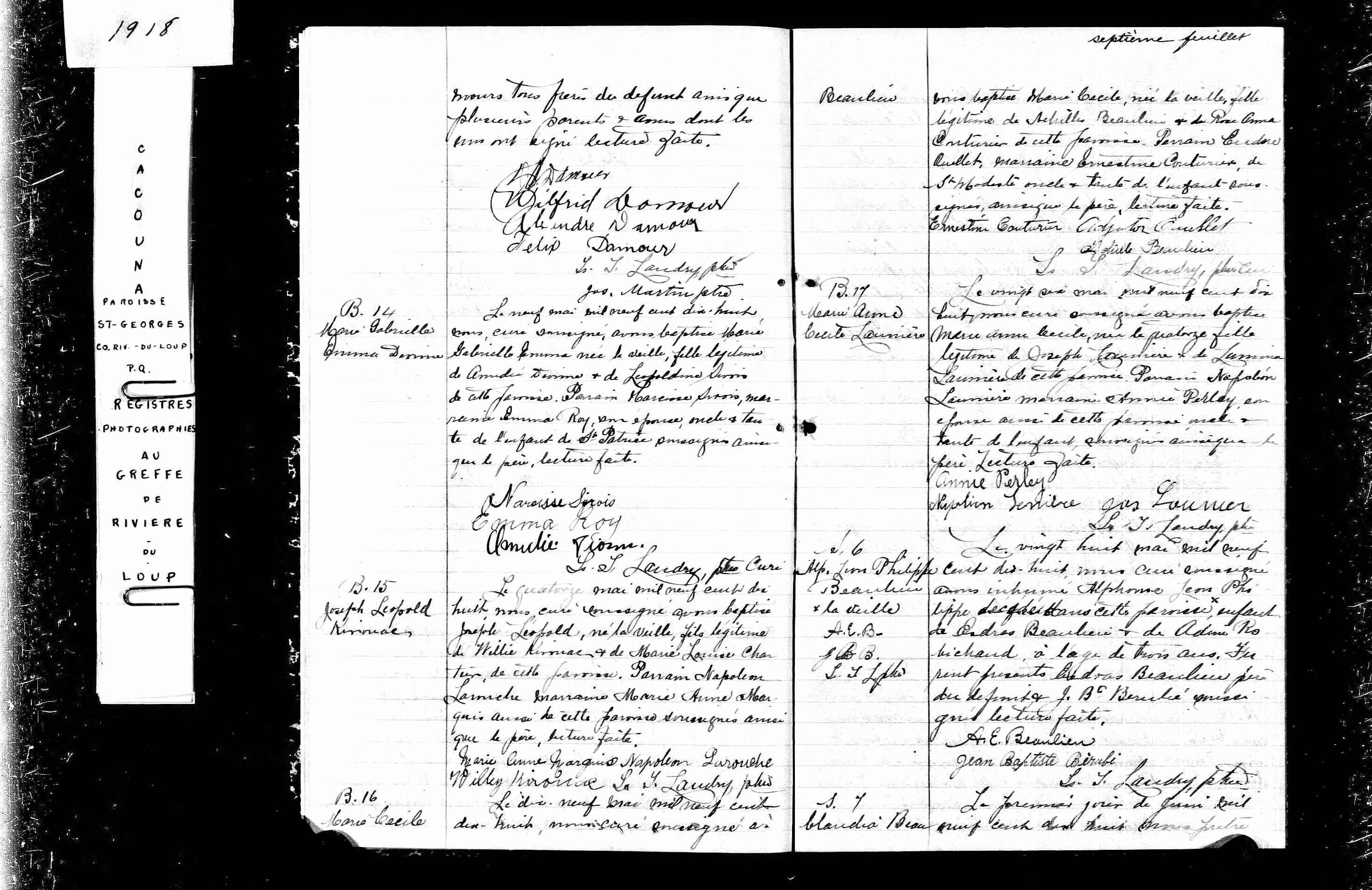 Acte de baptême