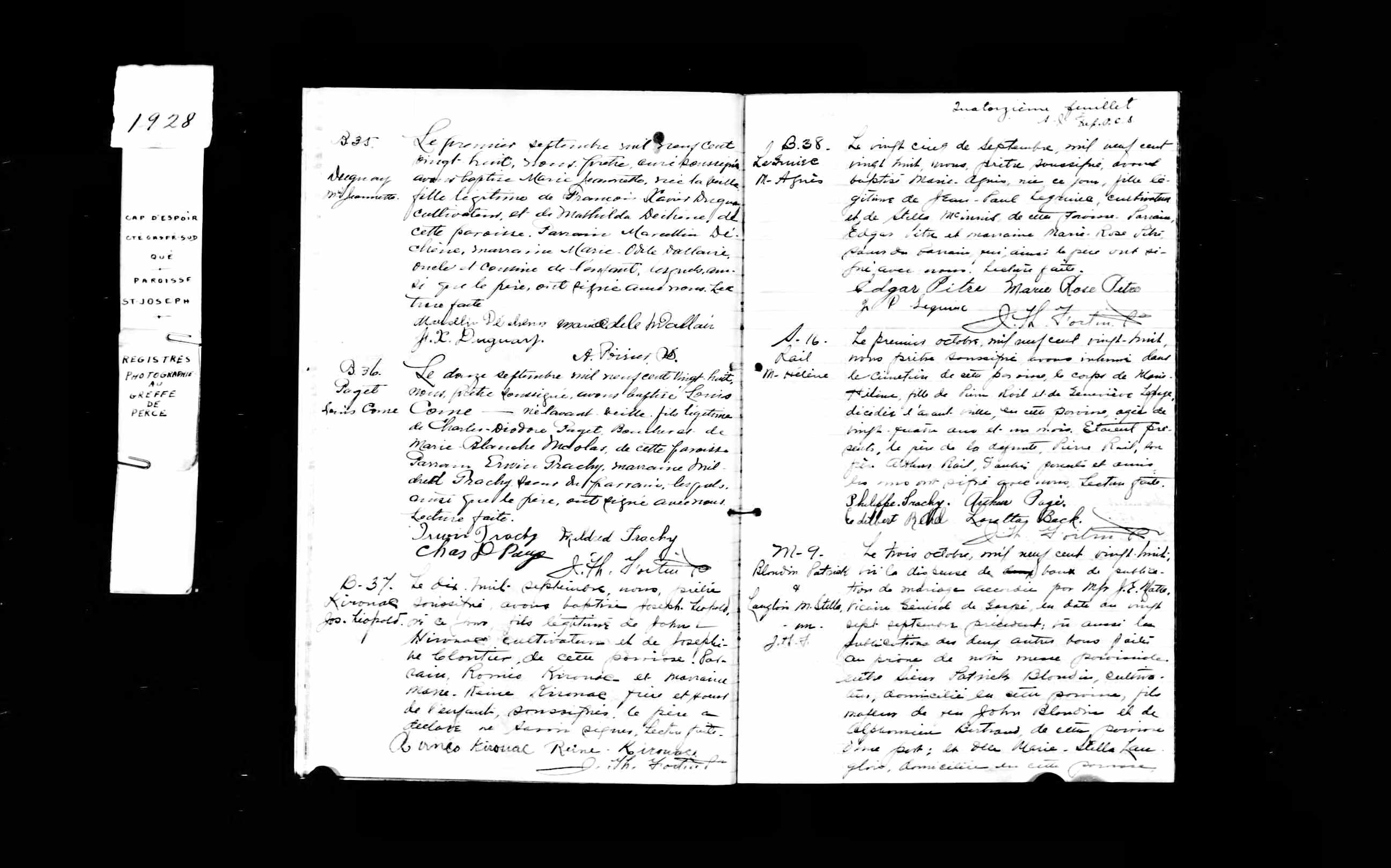 Acte de baptême