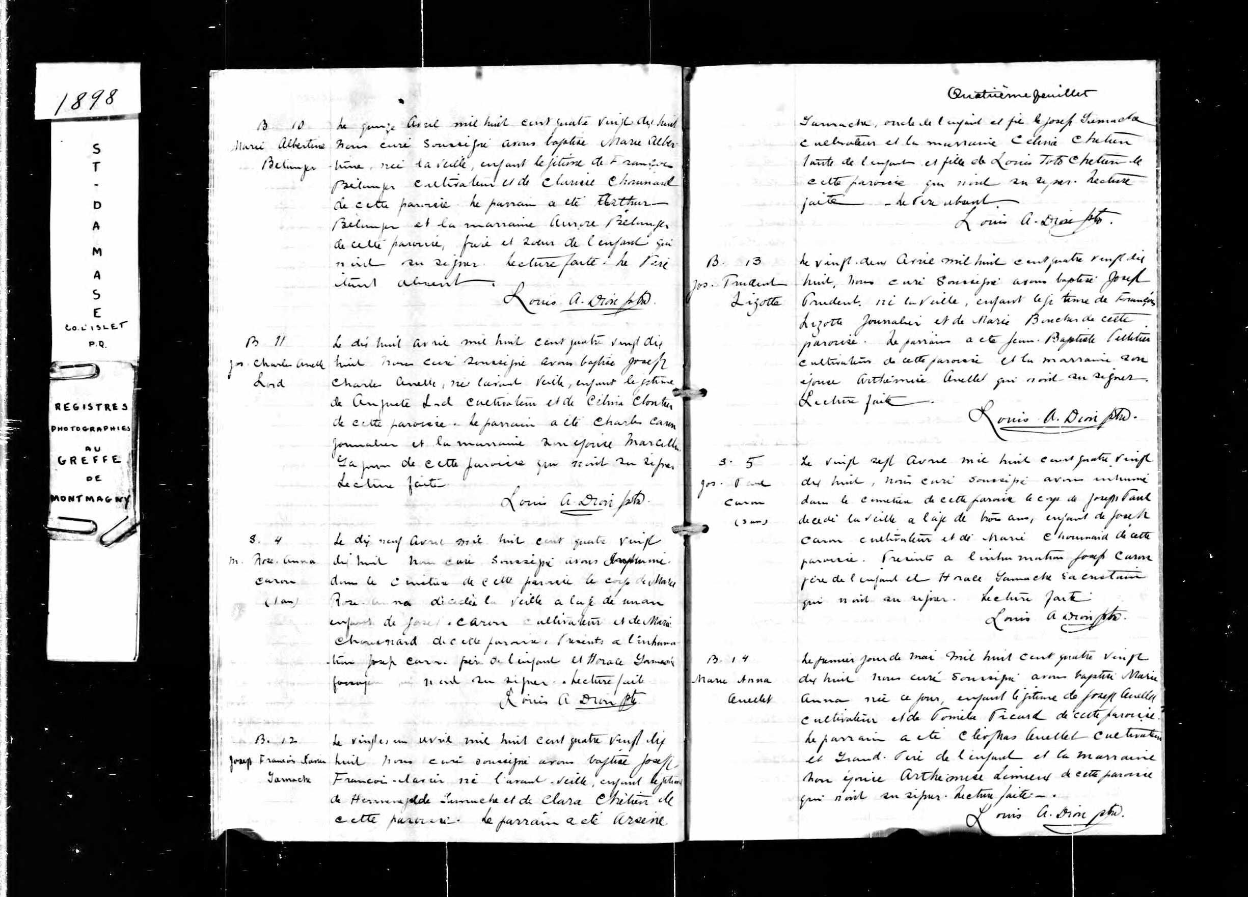 Acte de baptême