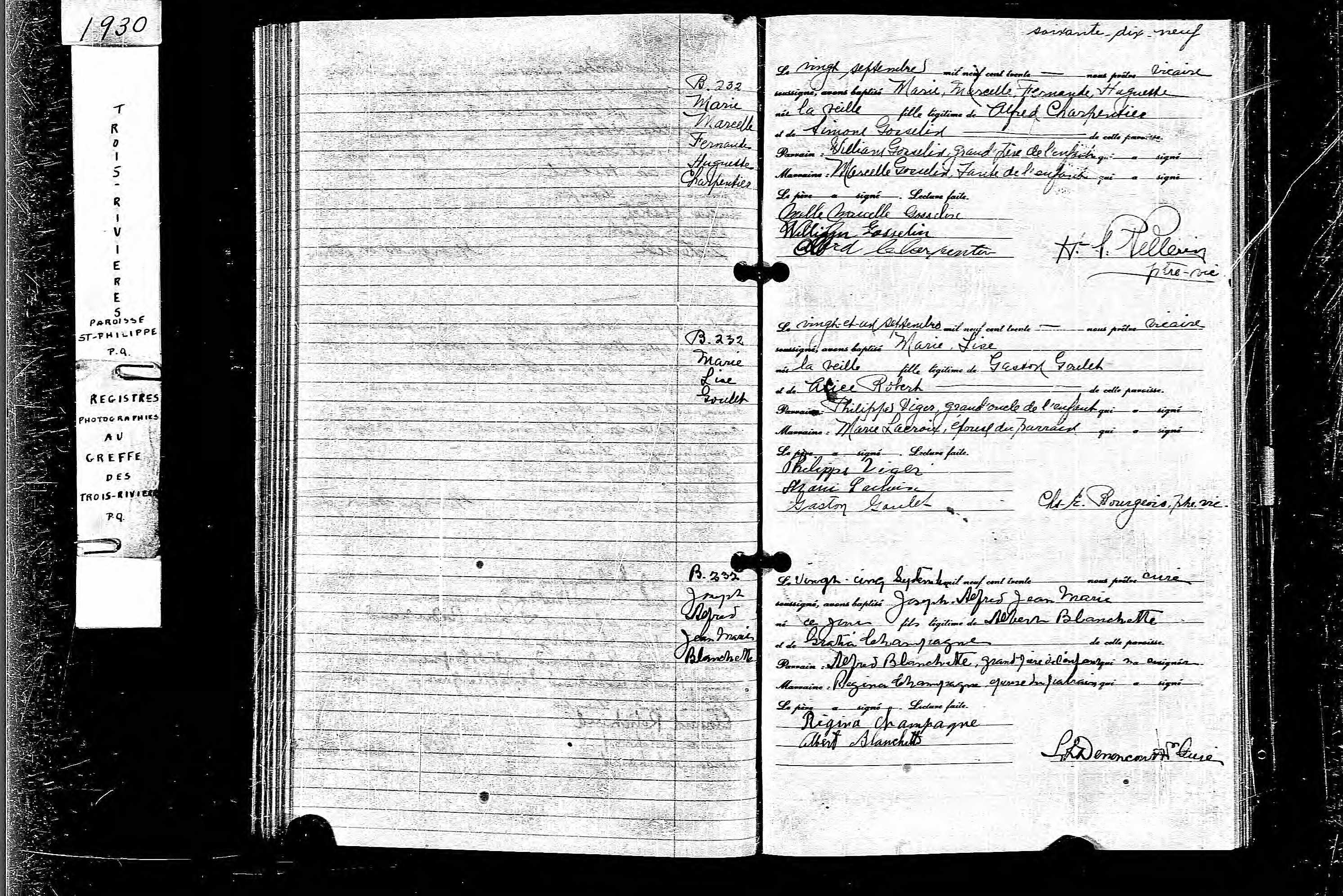 Acte de baptême