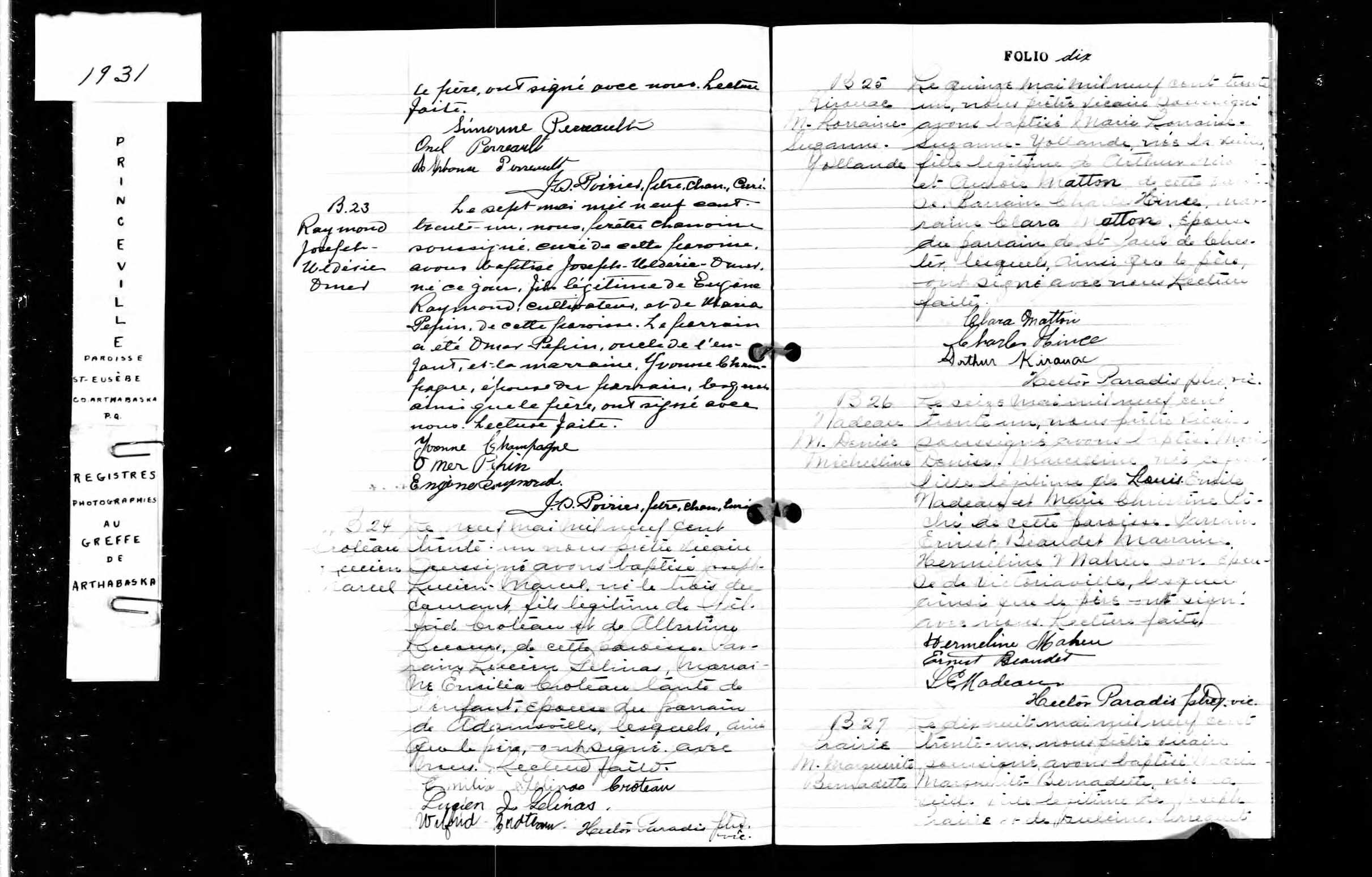 Acte de baptême
