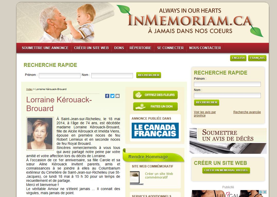 Nécrologie