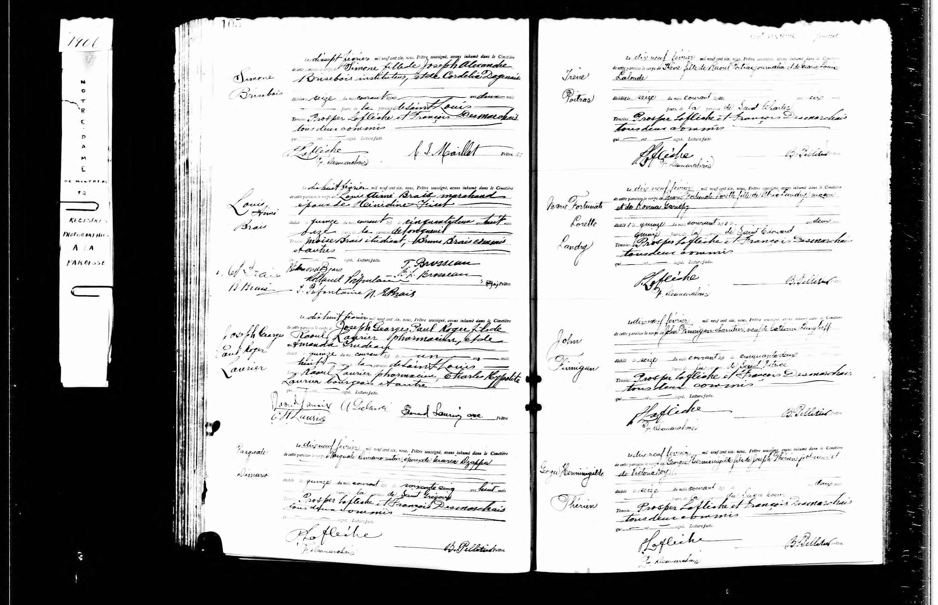 Acte de sépulture