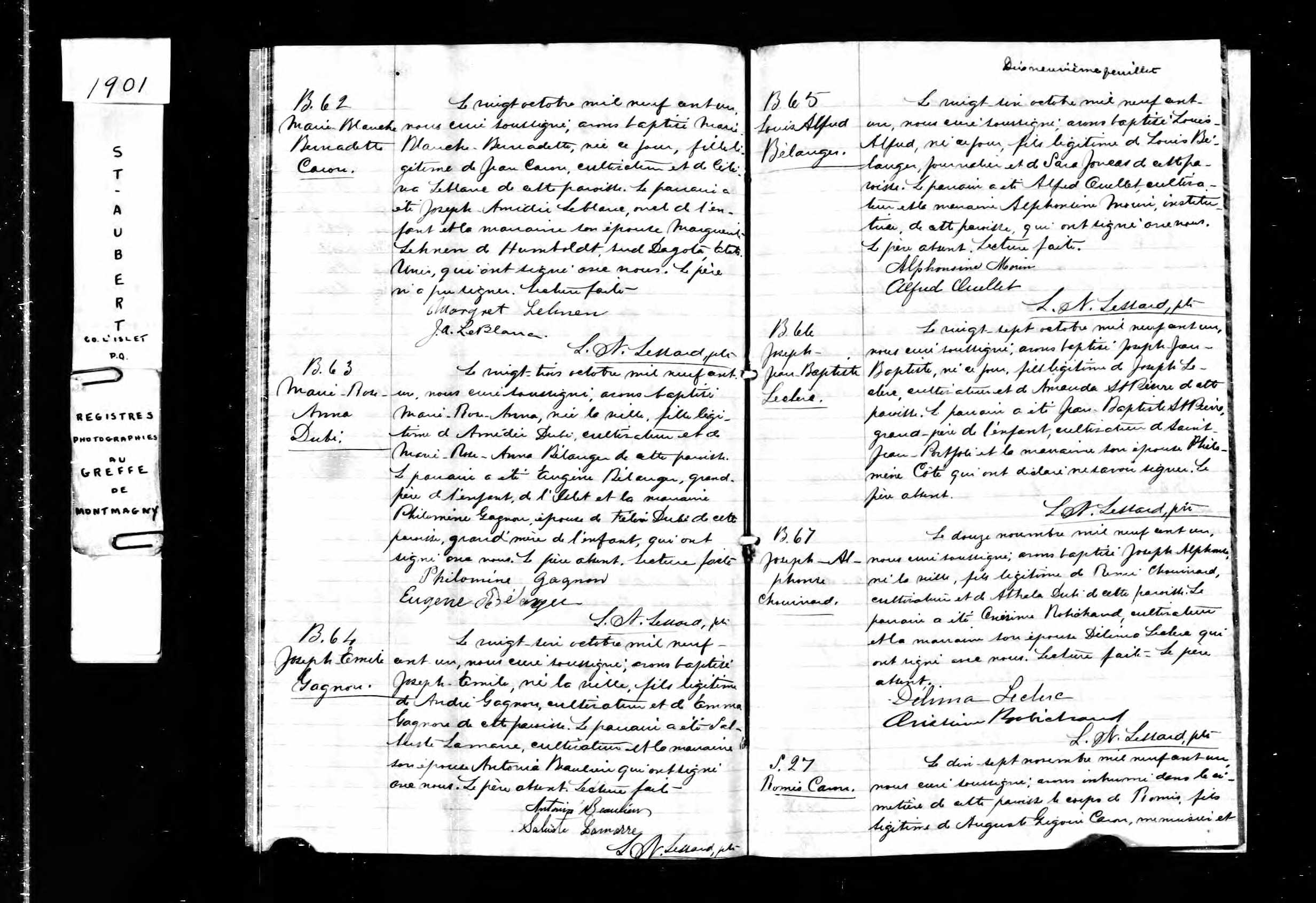Acte de baptême