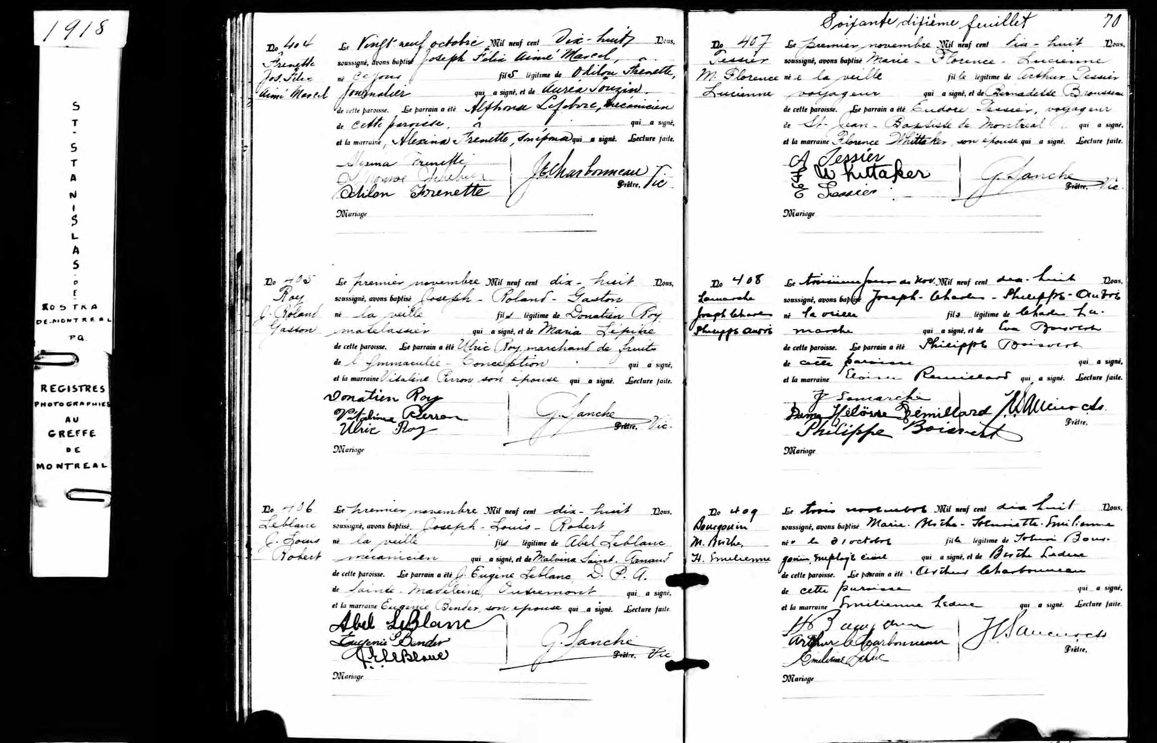 Acte de baptême