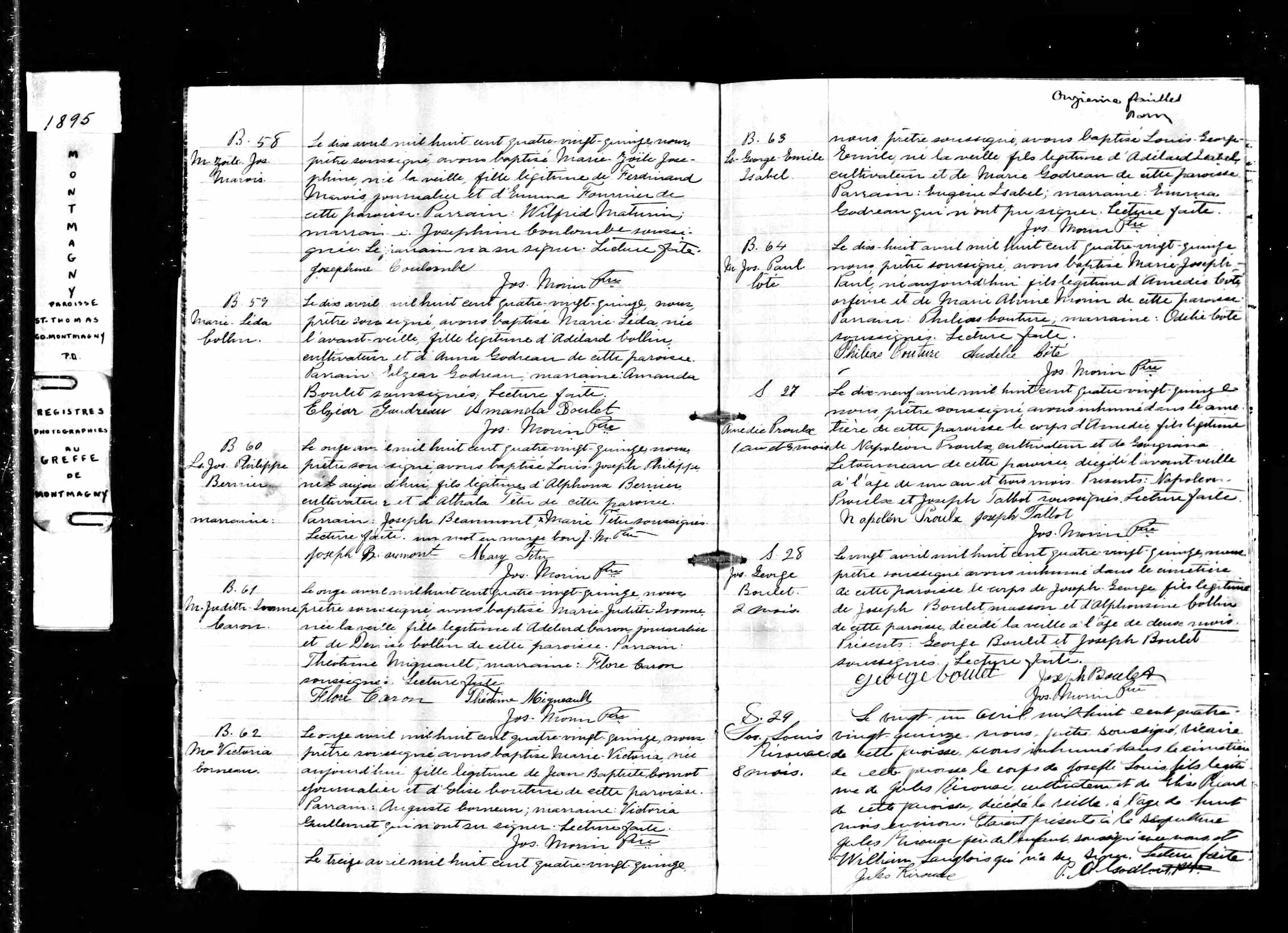 Acte de sépulture