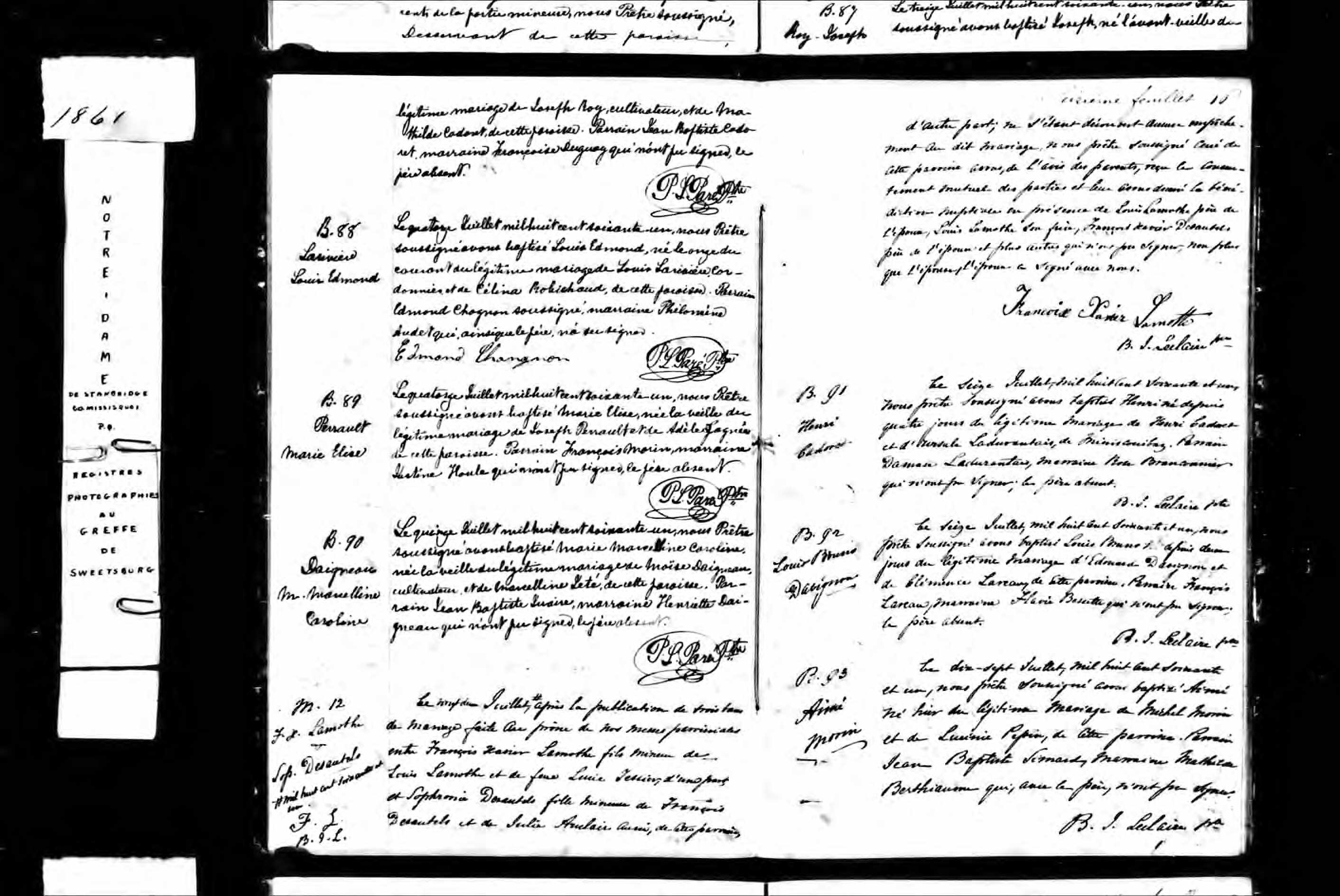 Acte de baptême