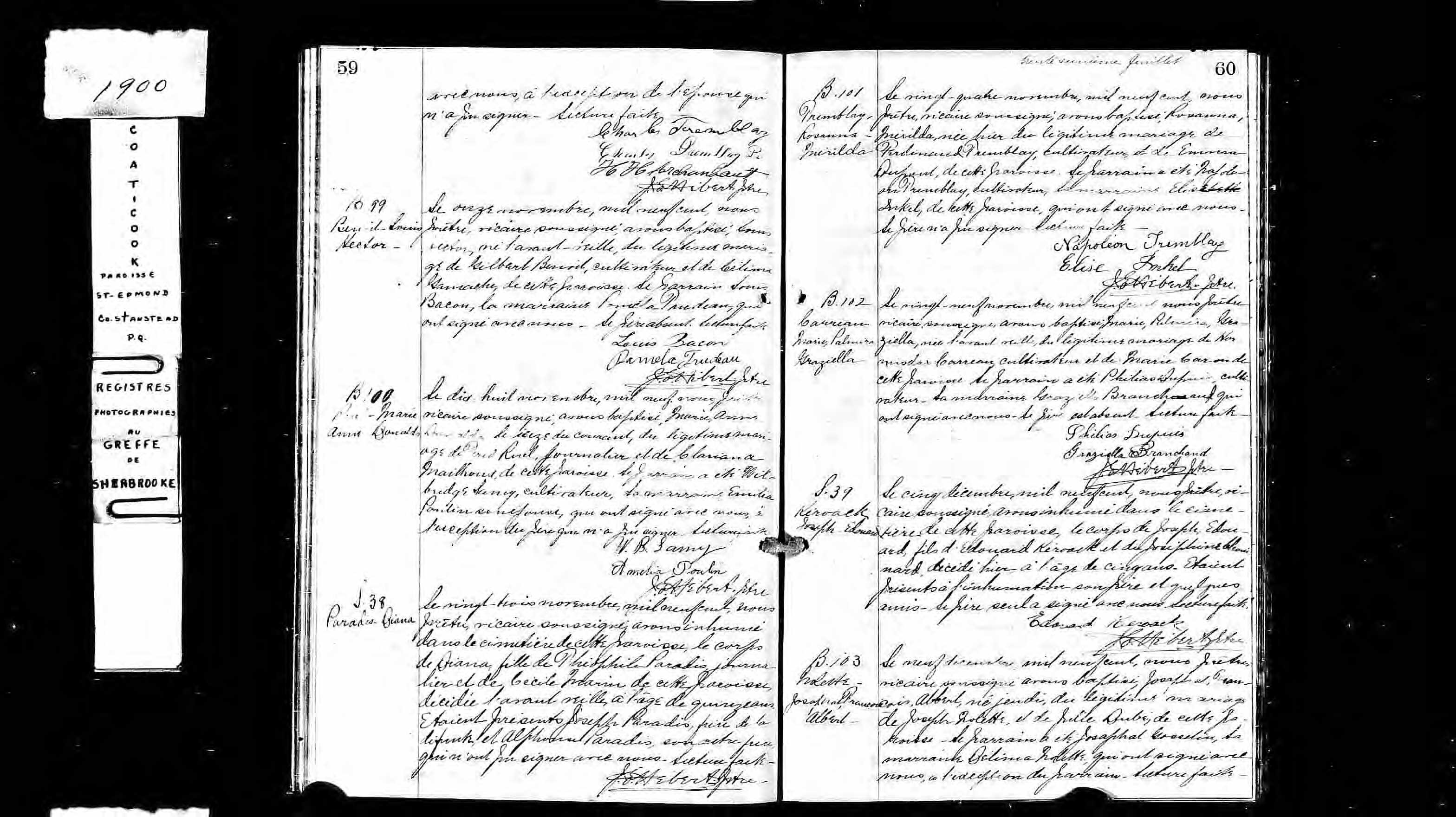 Acte de sépulture