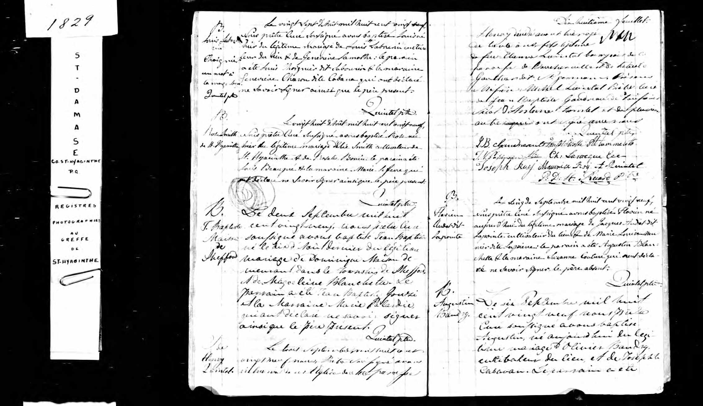 Acte de baptême