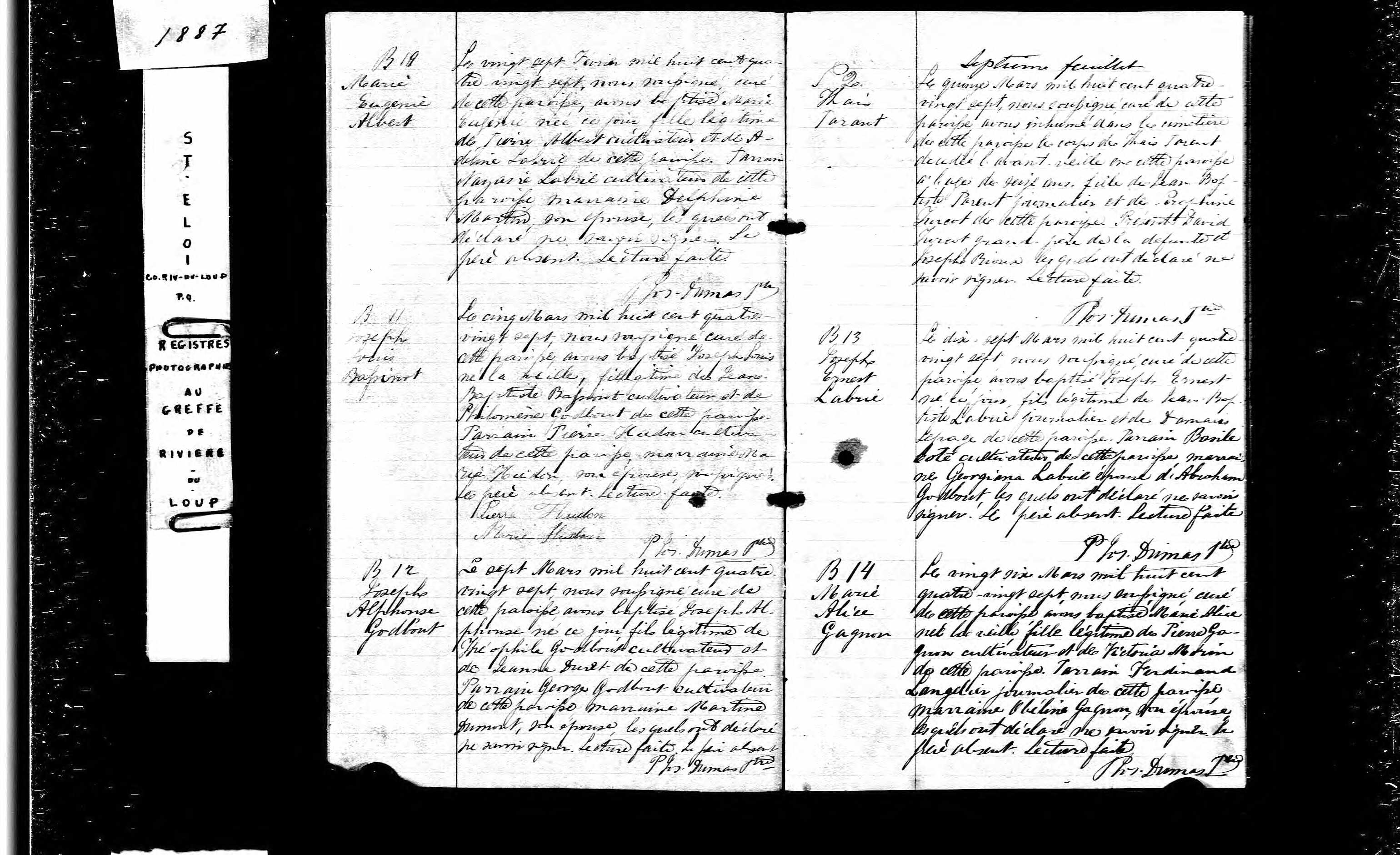 Acte de baptême