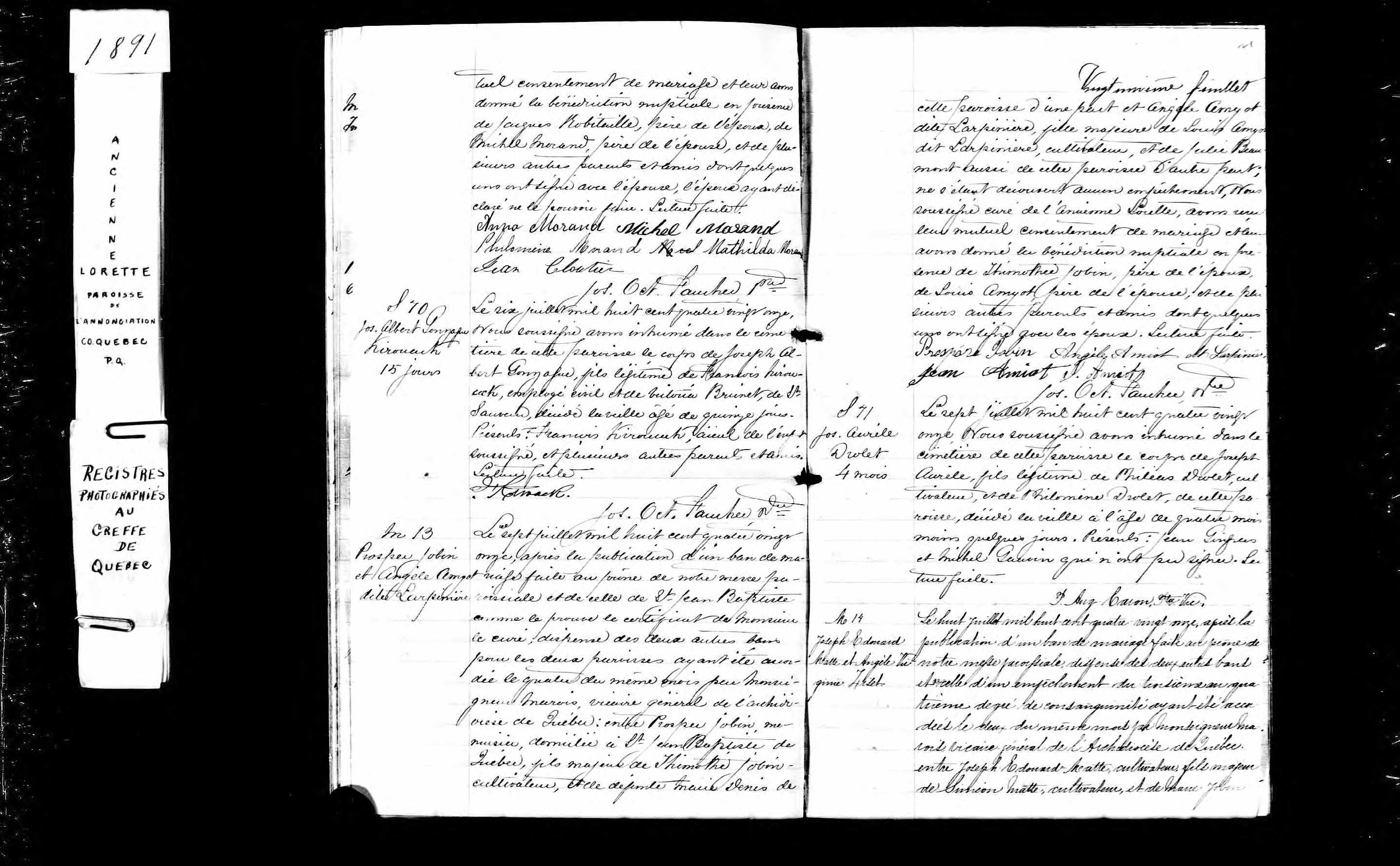 Acte de sépulture