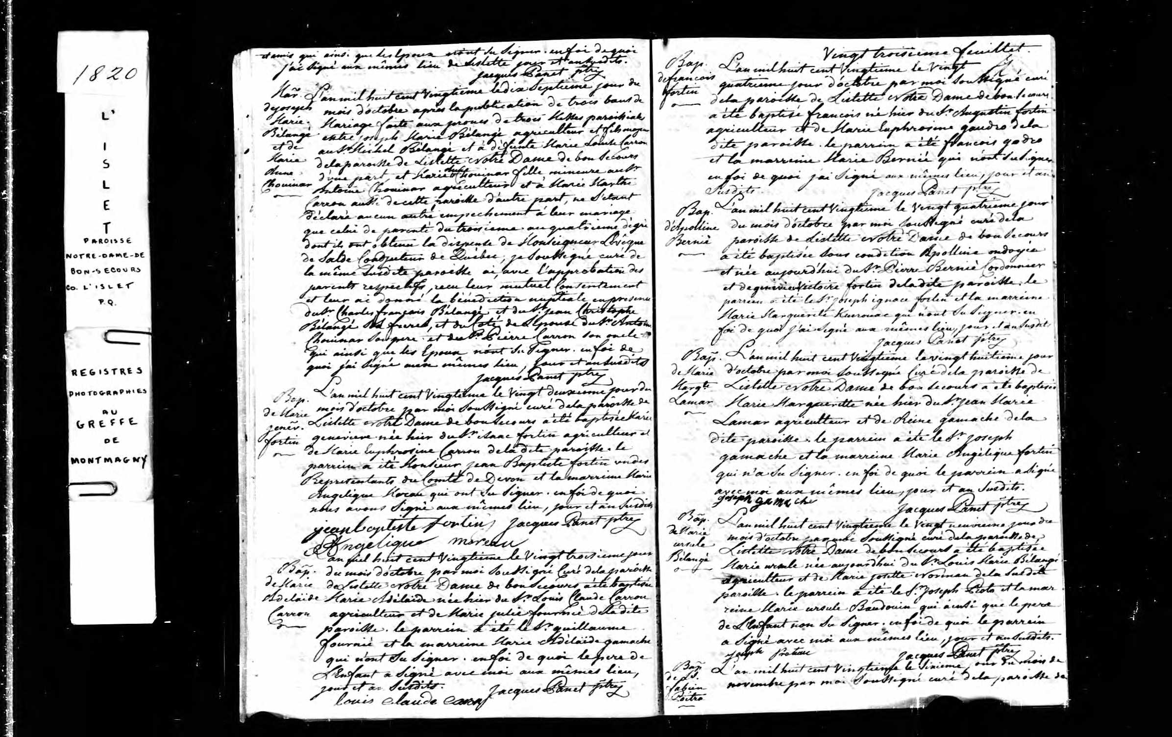 Acte de baptême