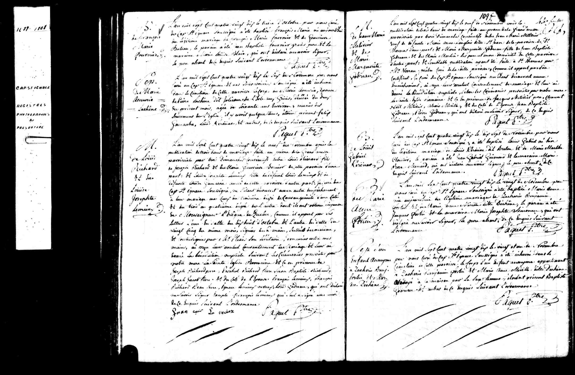 Acte de baptême Acte de baptême