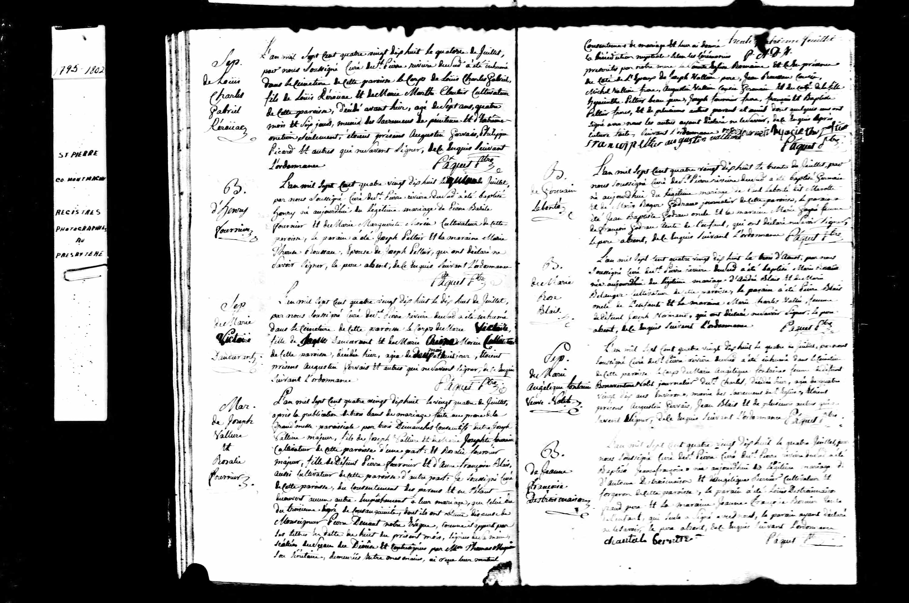 Acte de sépulture