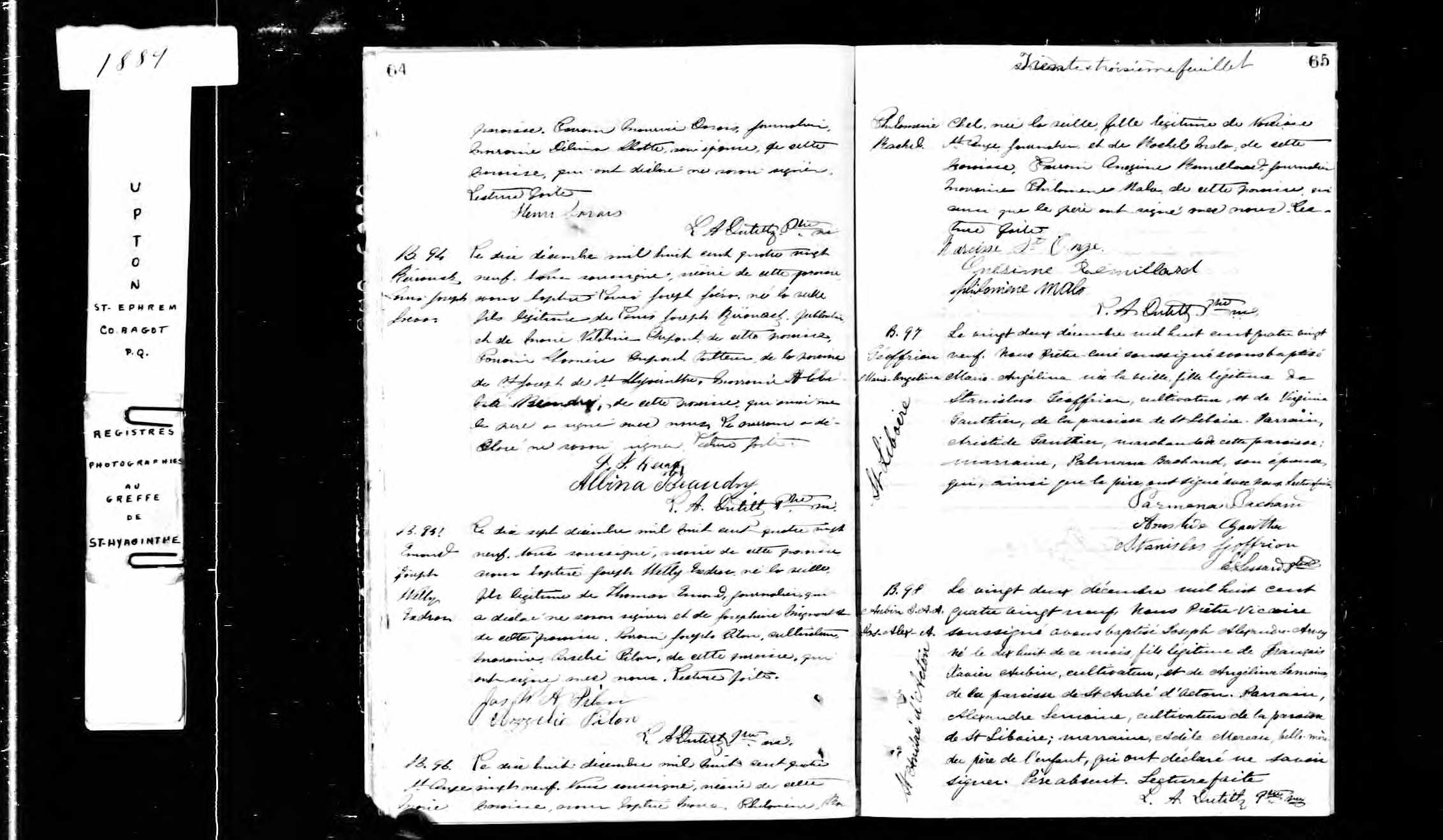 Acte de baptême