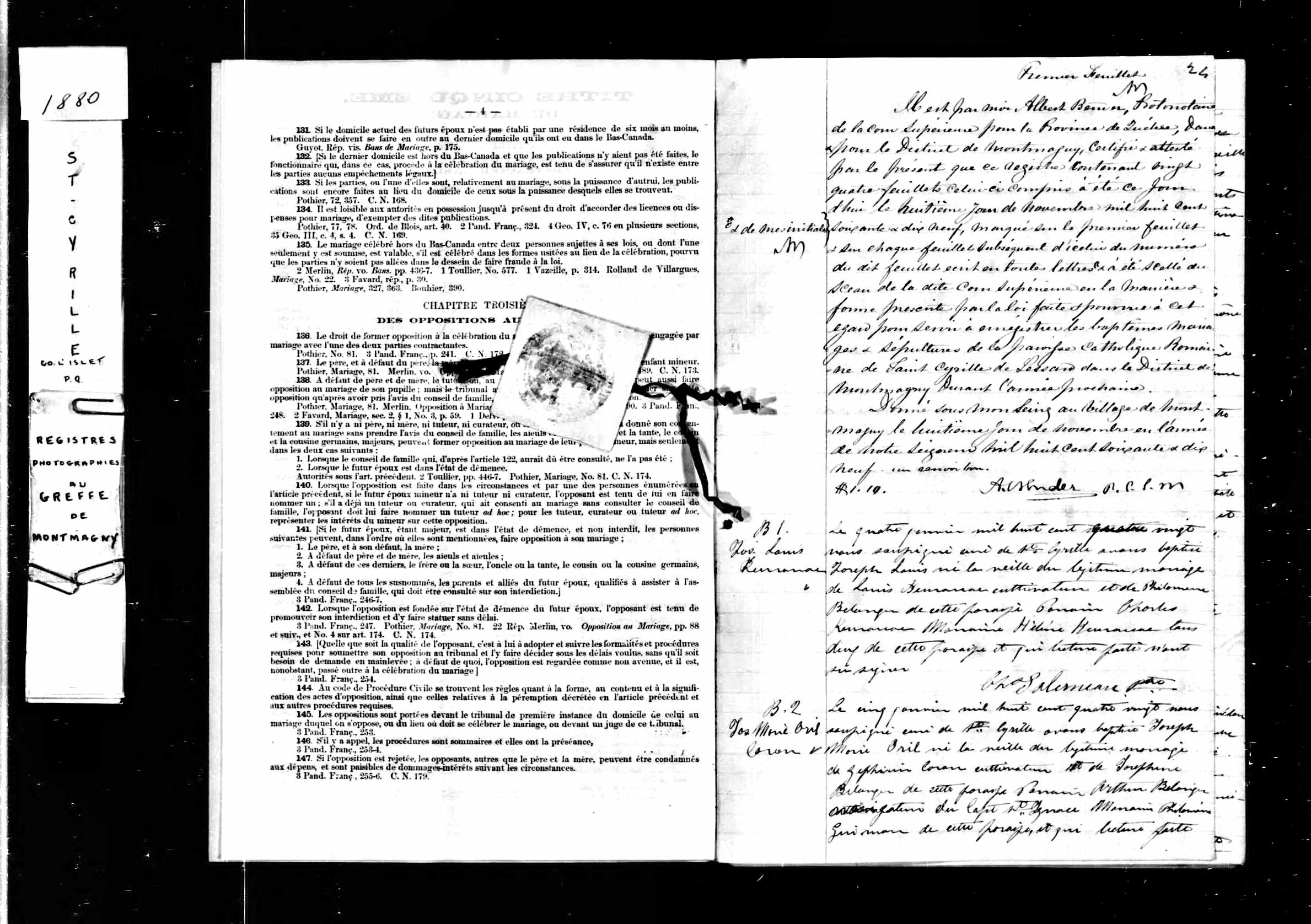 Acte de baptême