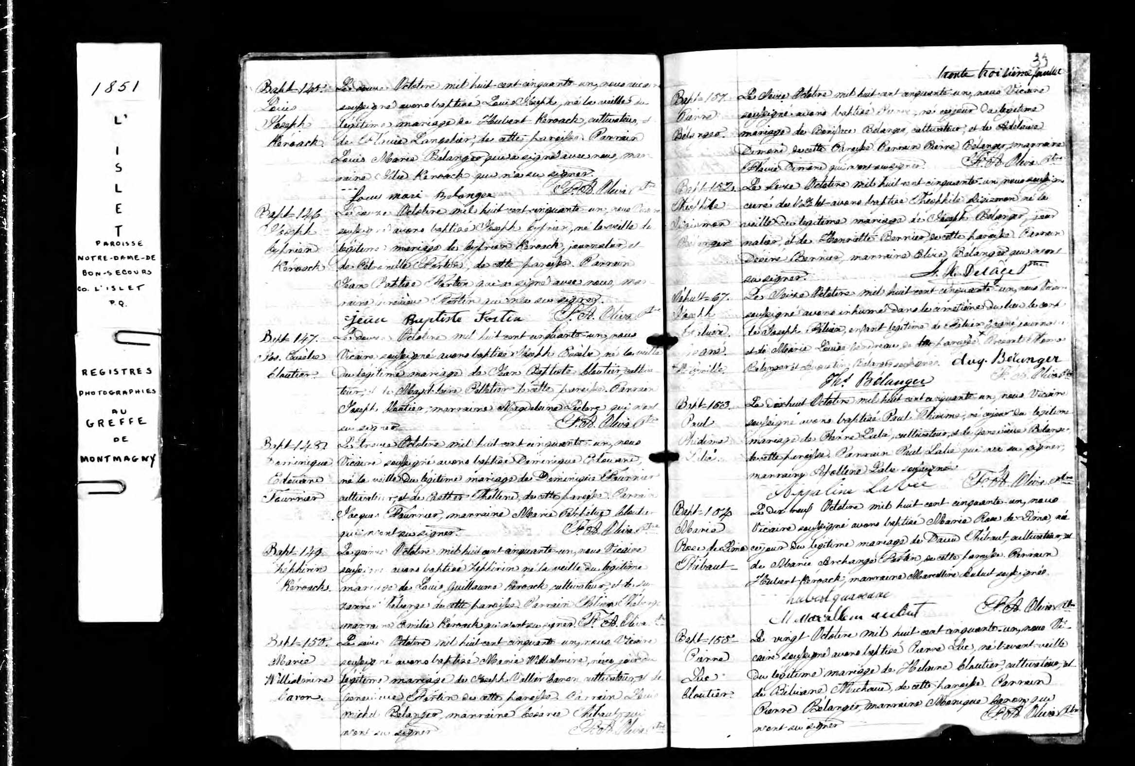Acte de baptême