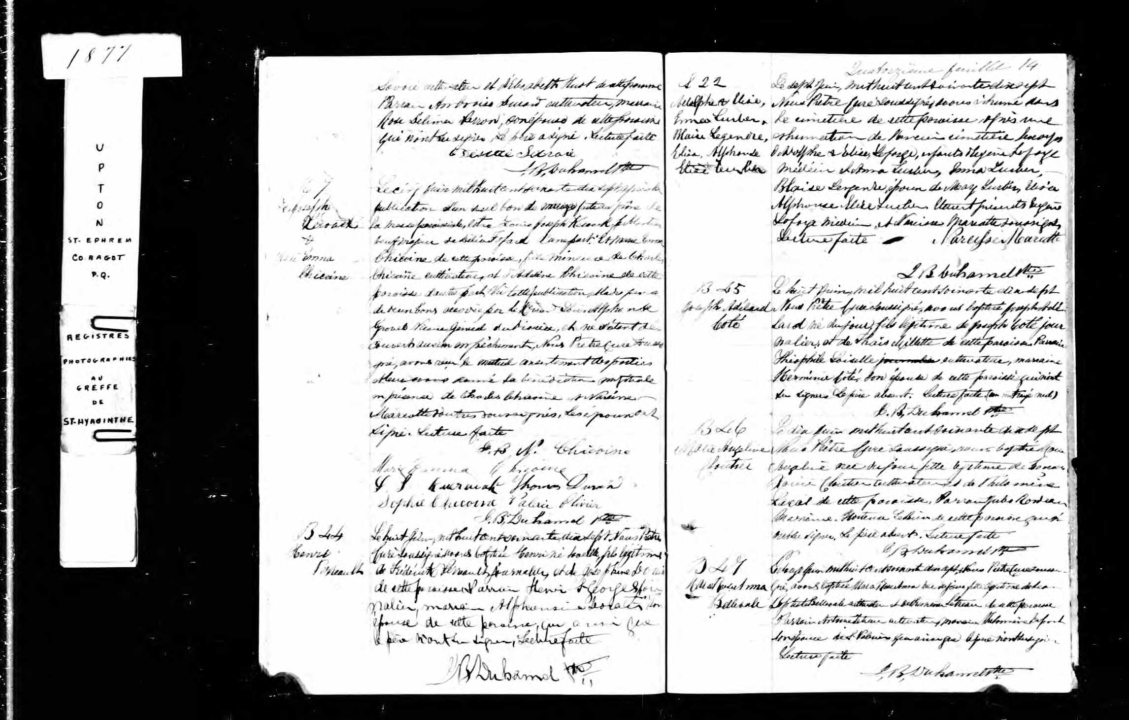 Acte de mariage en secondes noces Acte de mariage en secondes noces