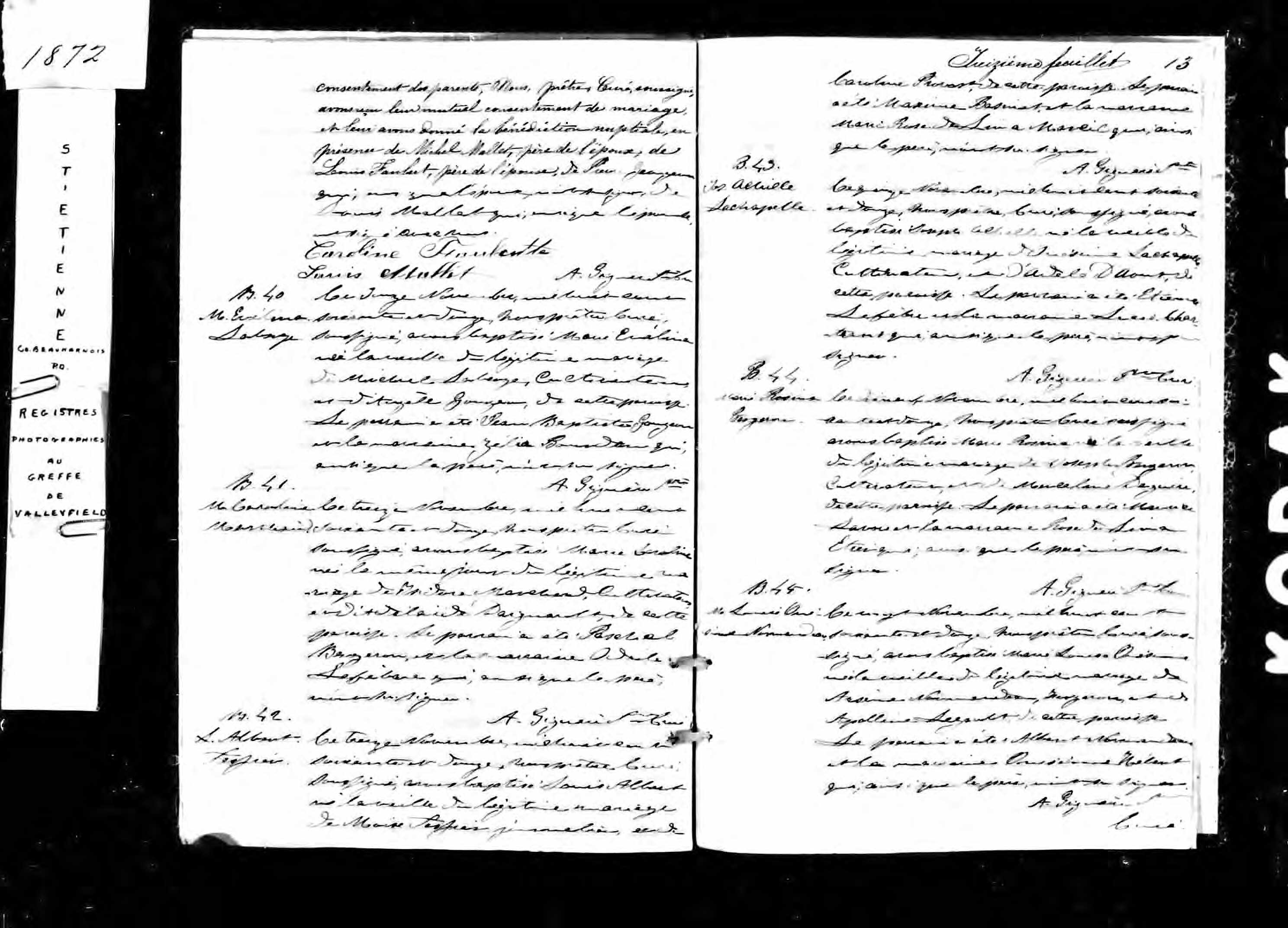 Acte de baptême