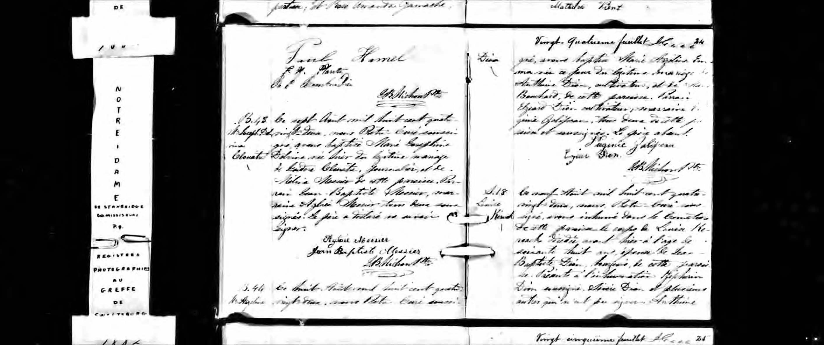  Acte de sépulture