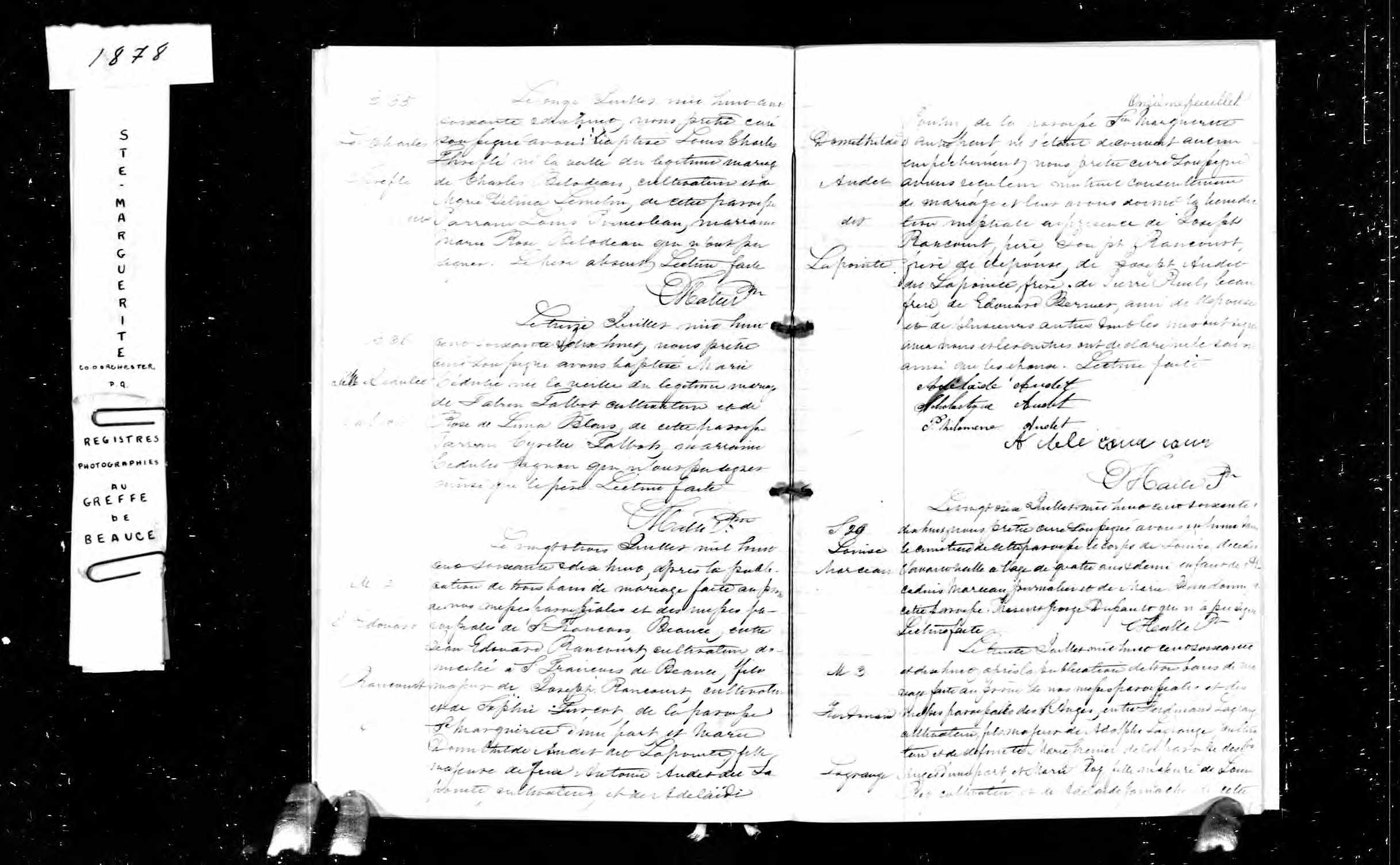 Acte de sépulture