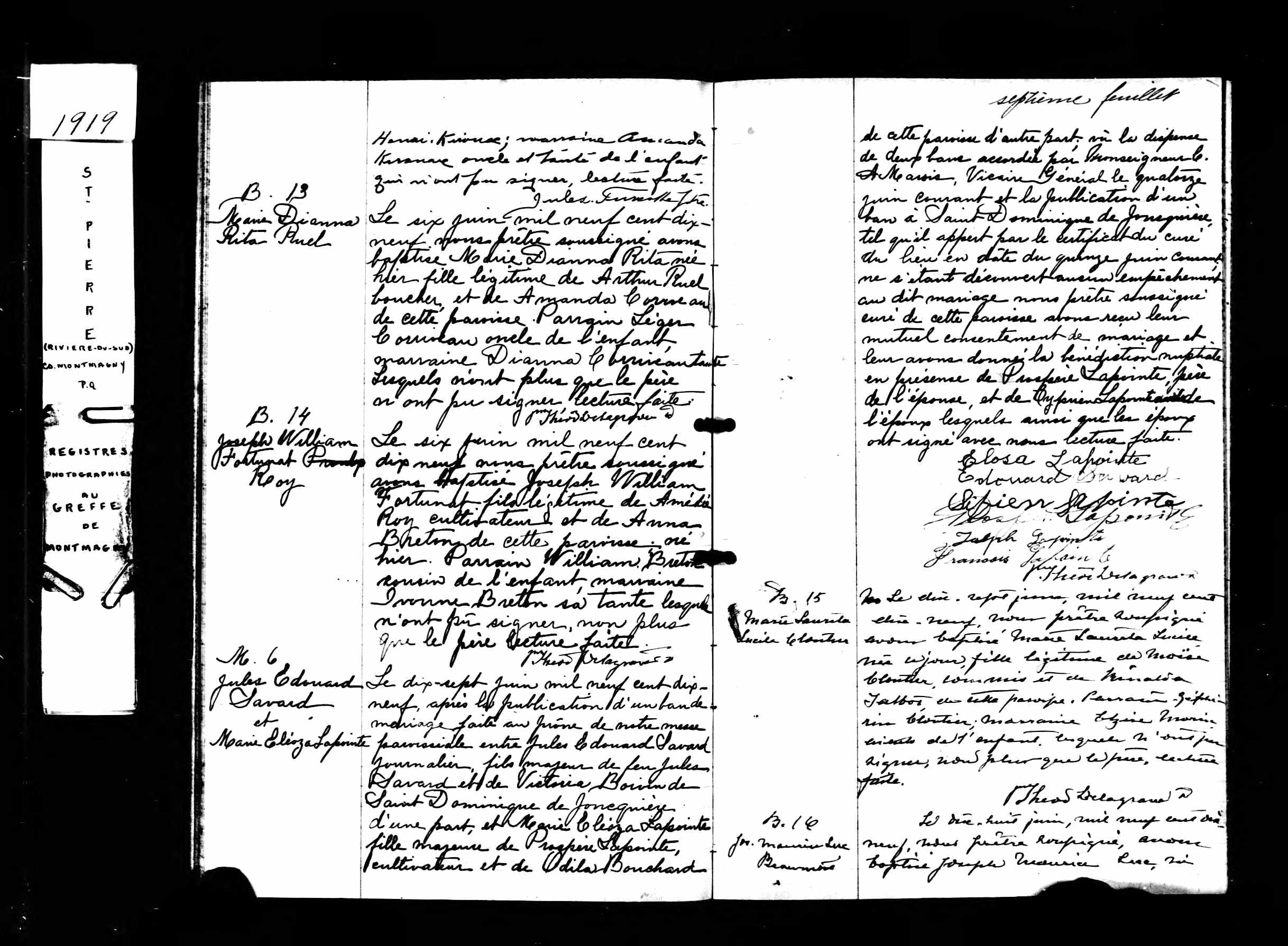 Acte de baptême