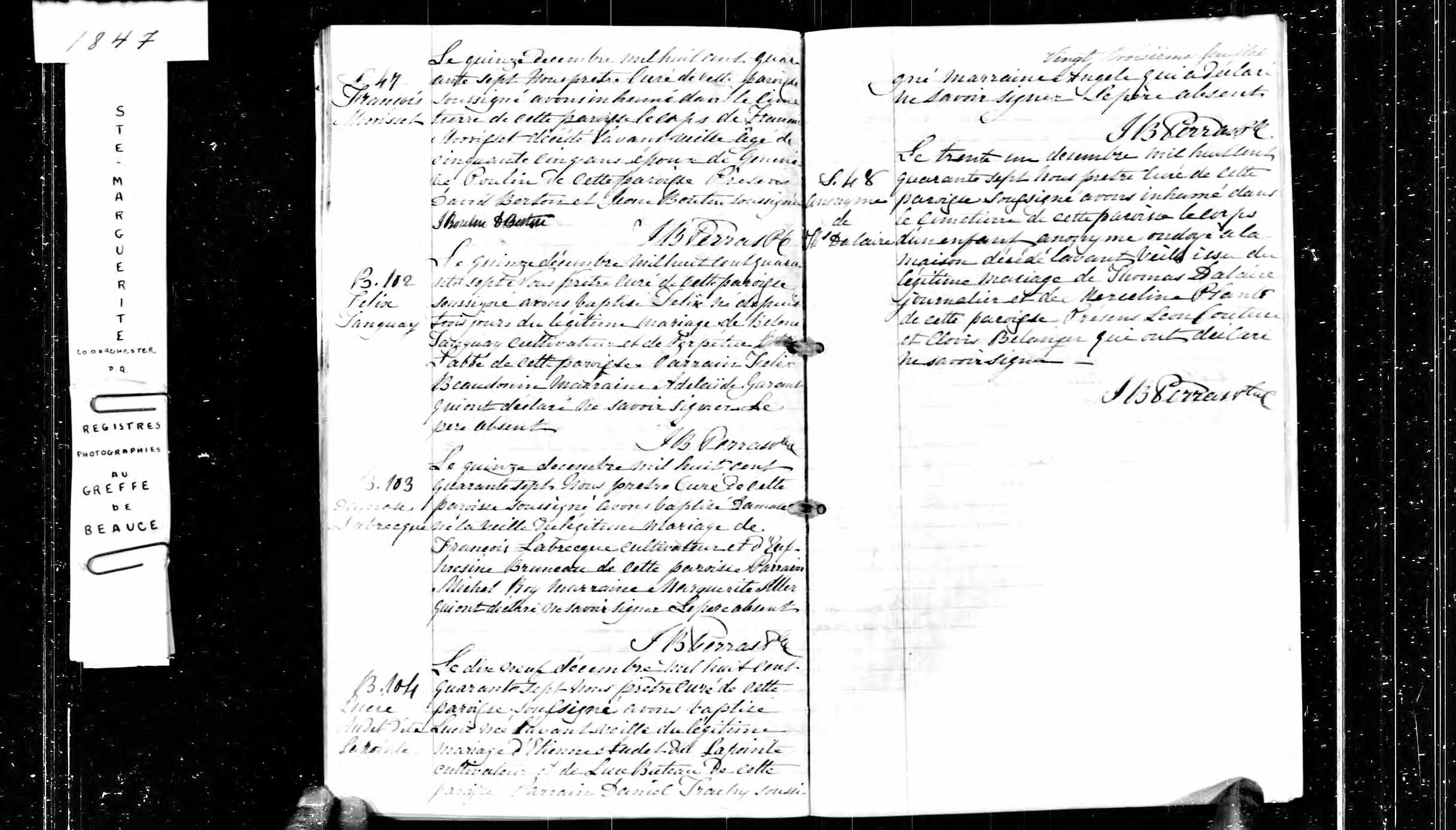 Acte de baptême