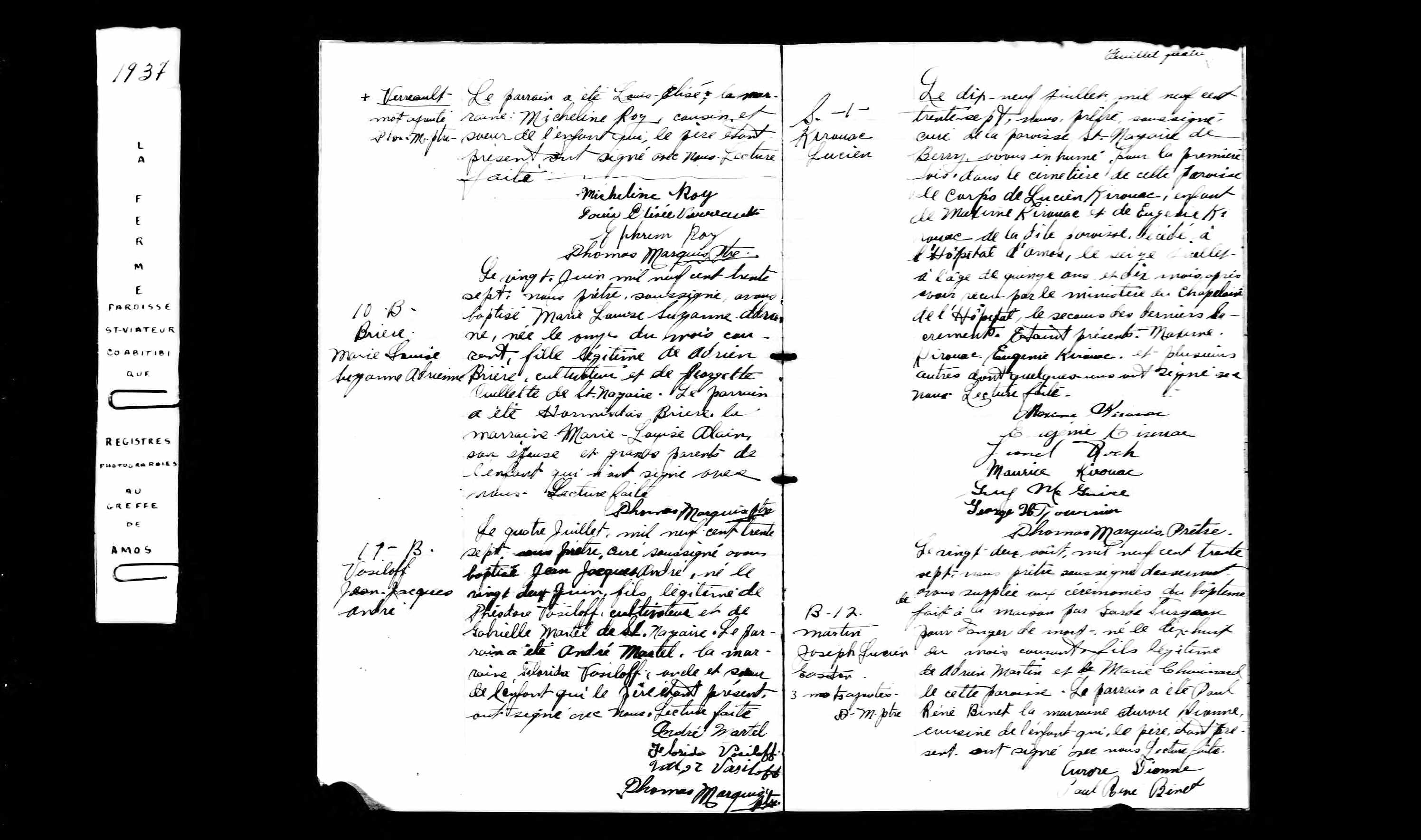 Acte de sépulture