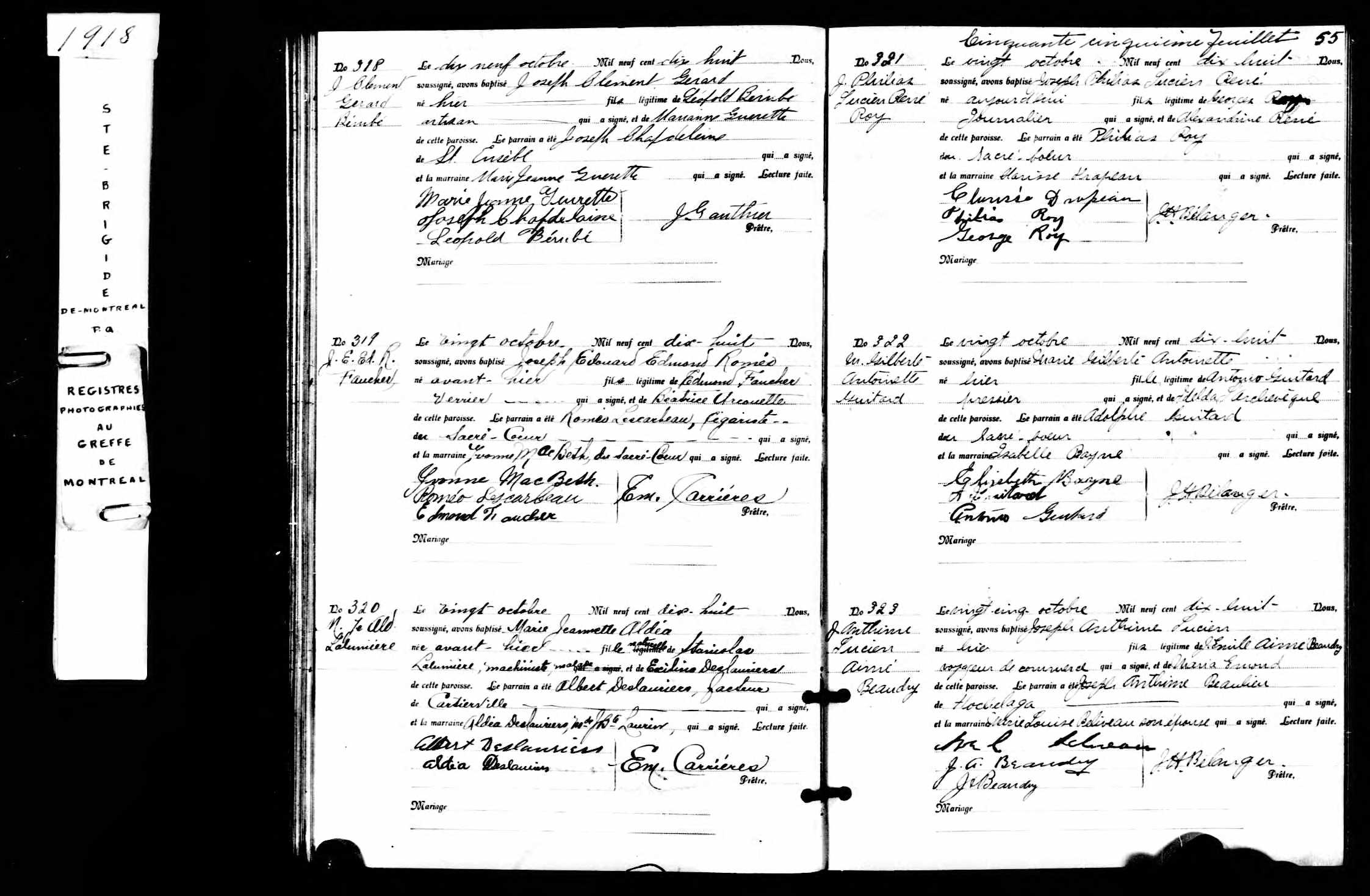 Acte de baptême