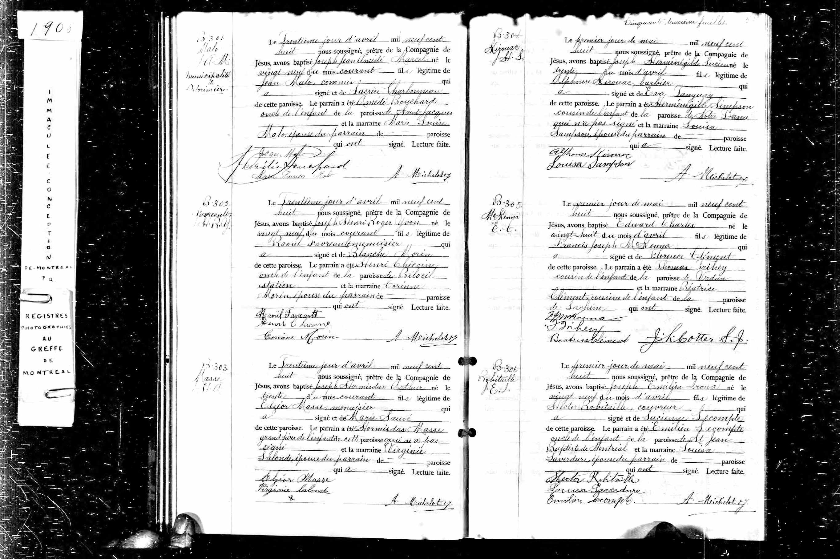 Acte de baptême