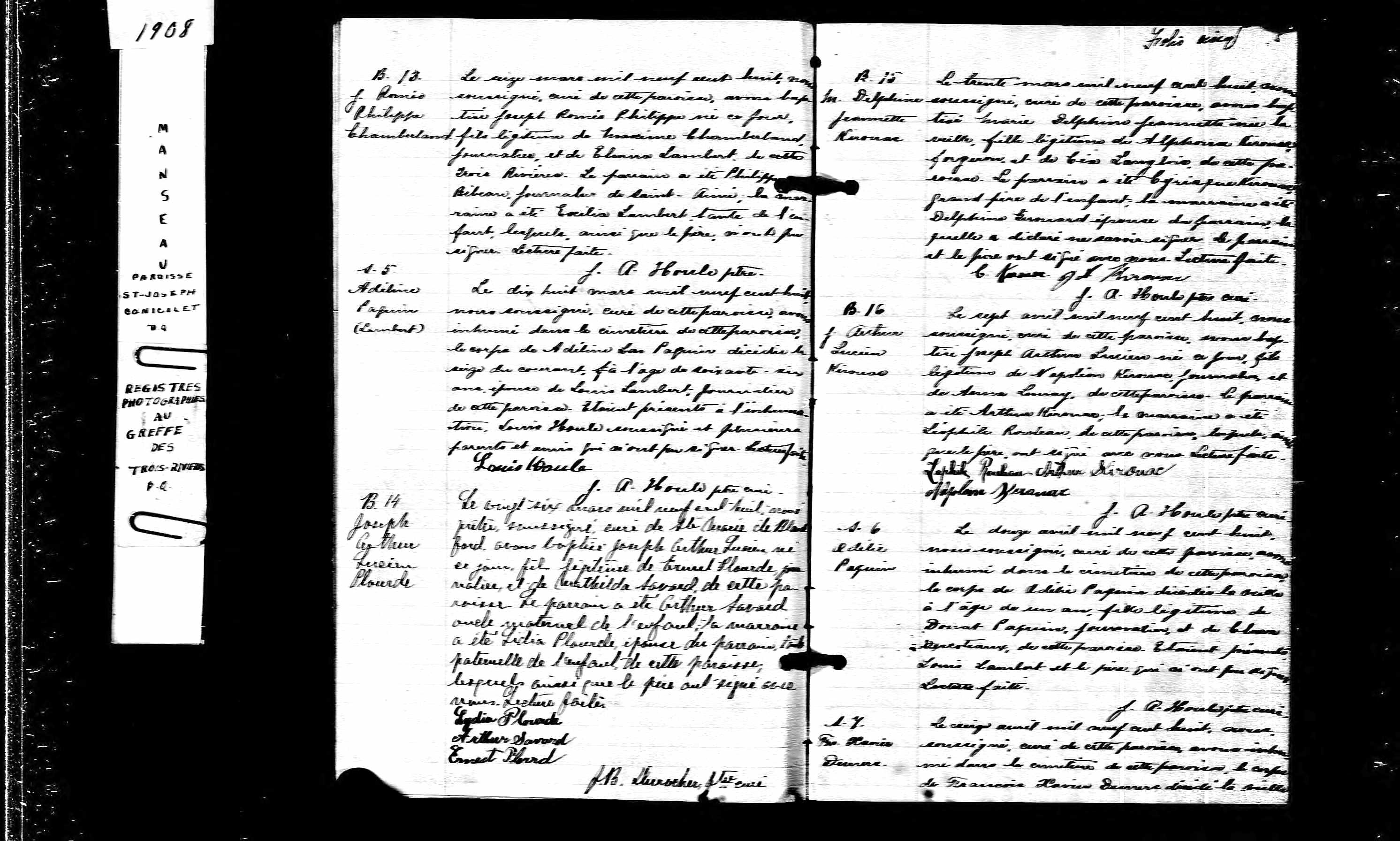 Acte de baptême