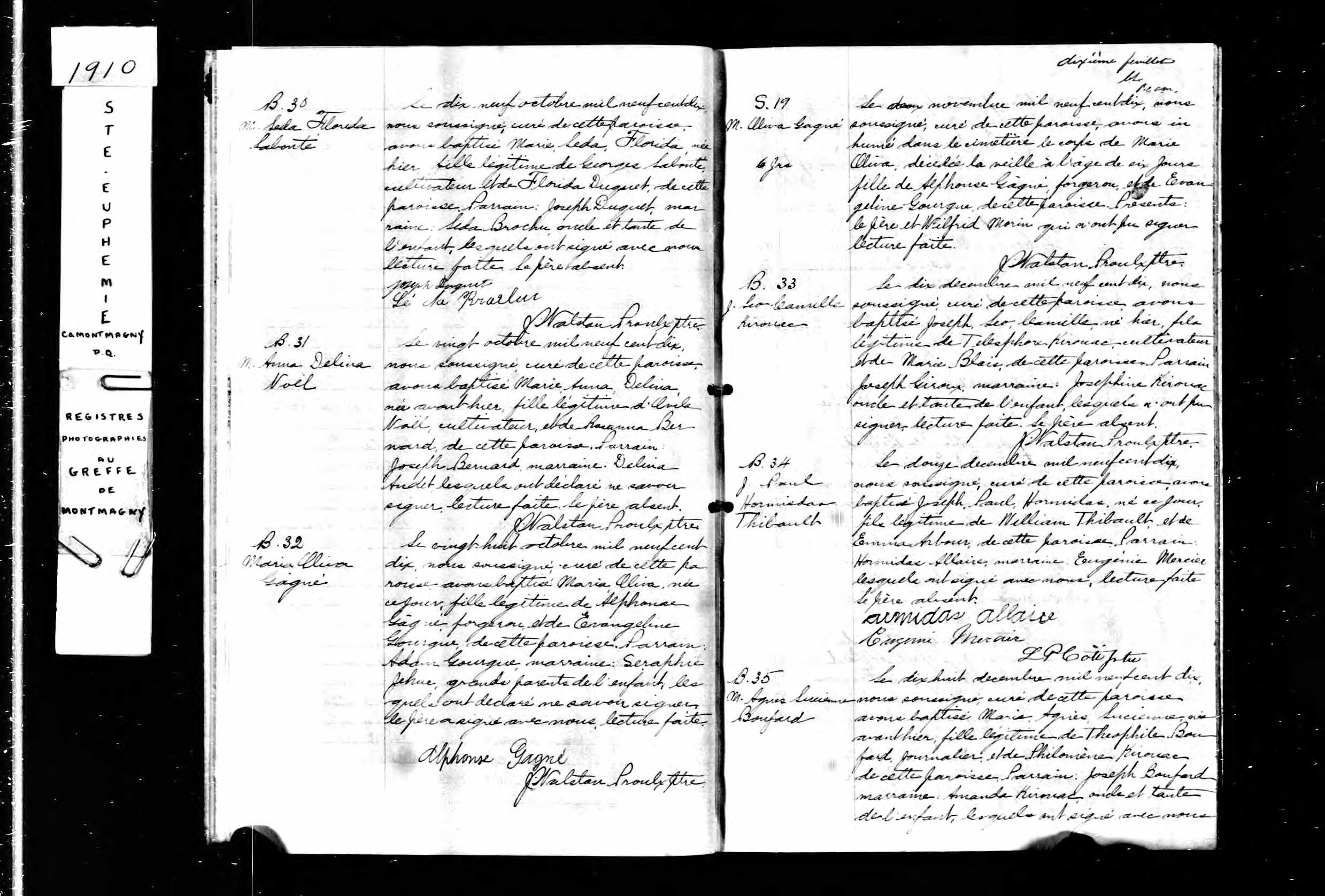 Acte de baptême