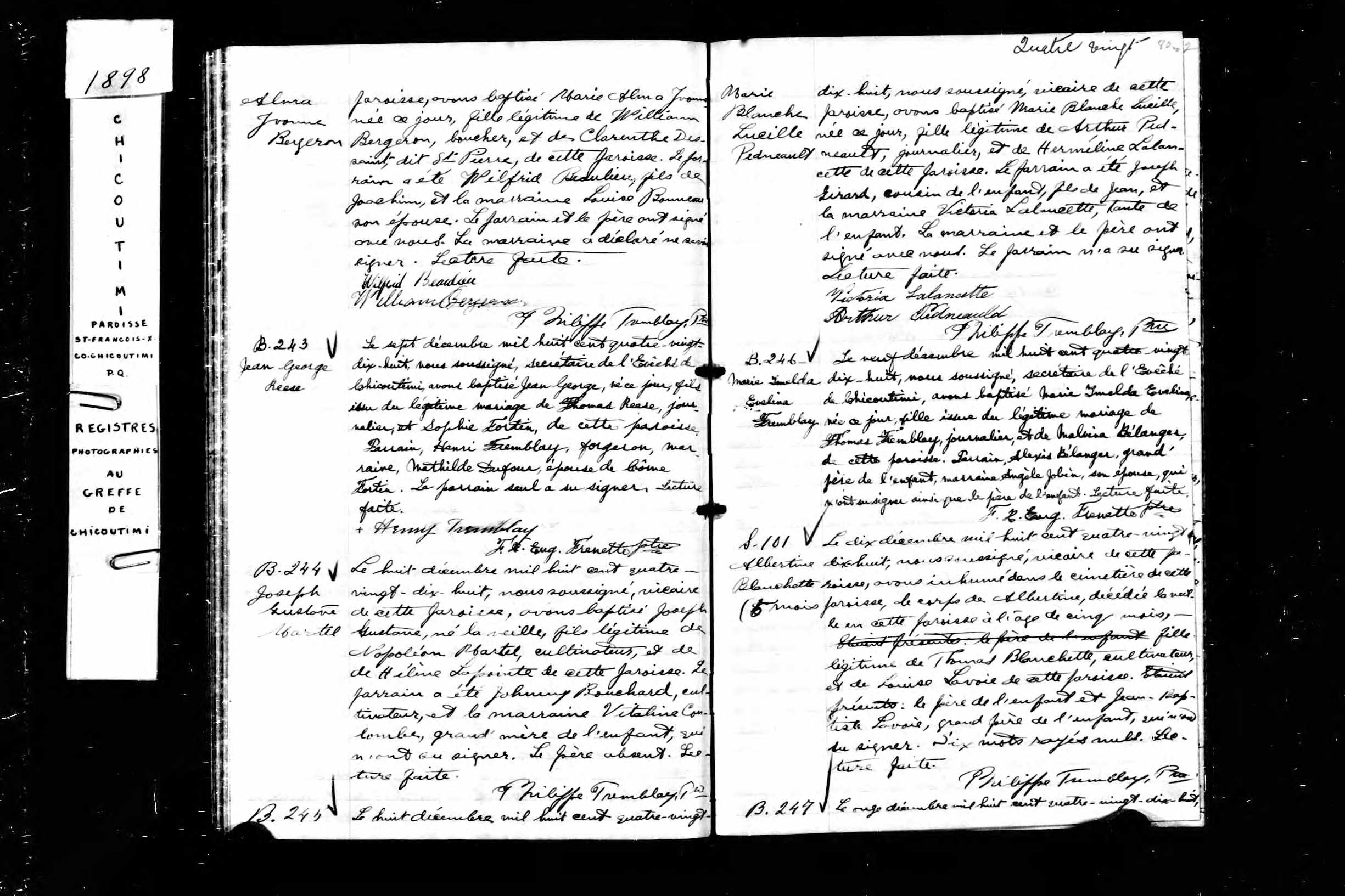 Acte de baptême