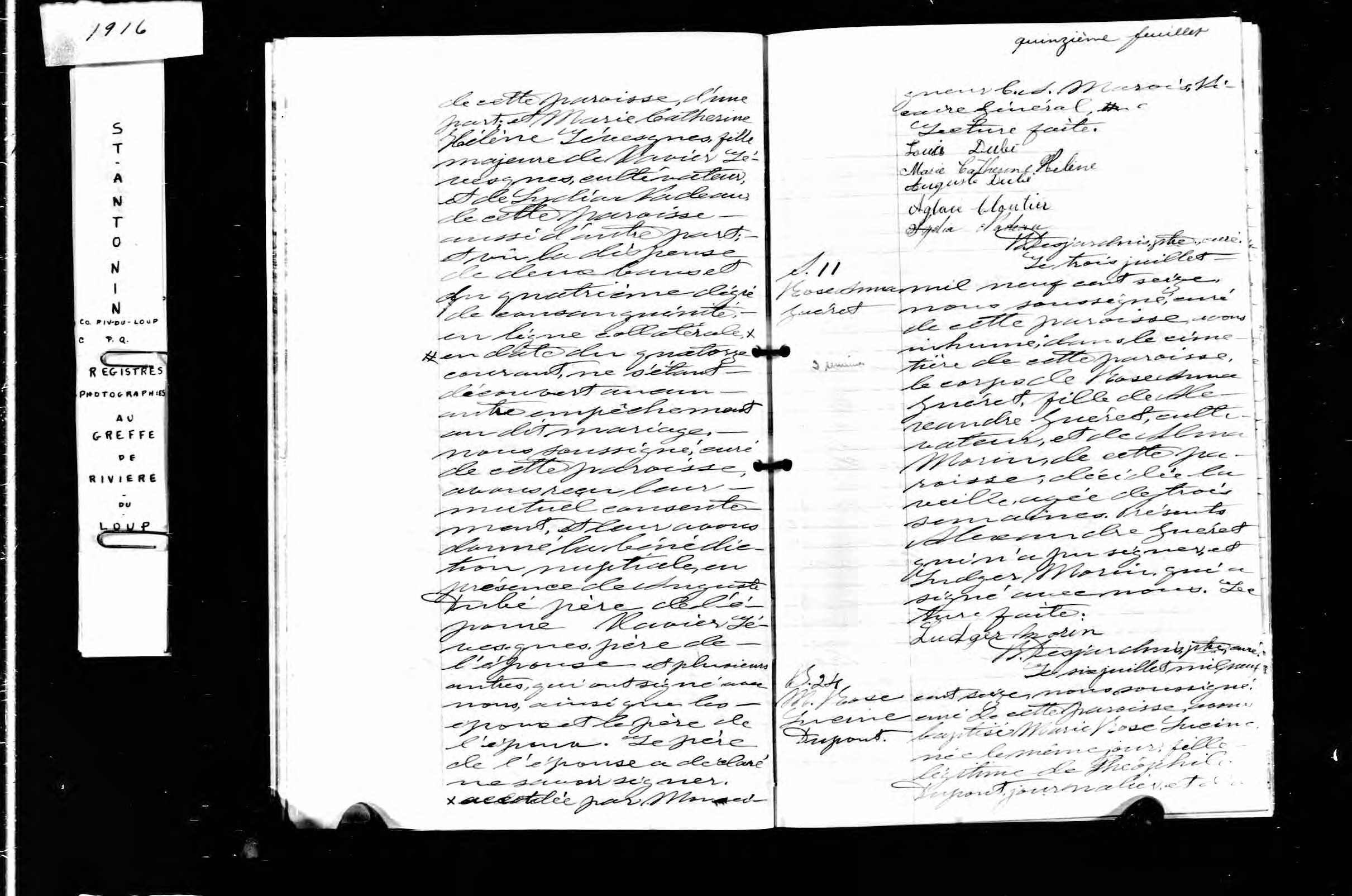 Acte de baptême