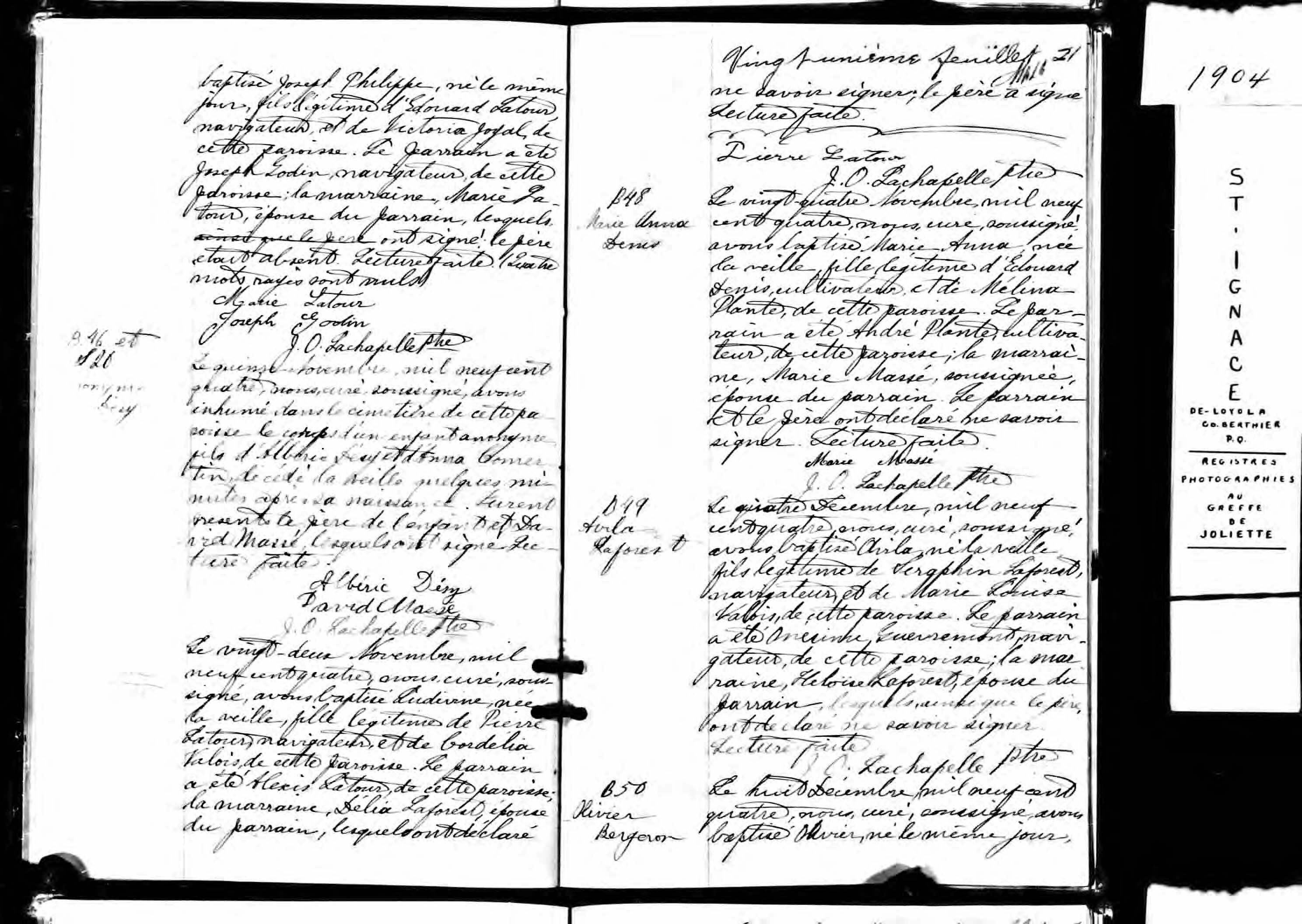 Acte de baptême