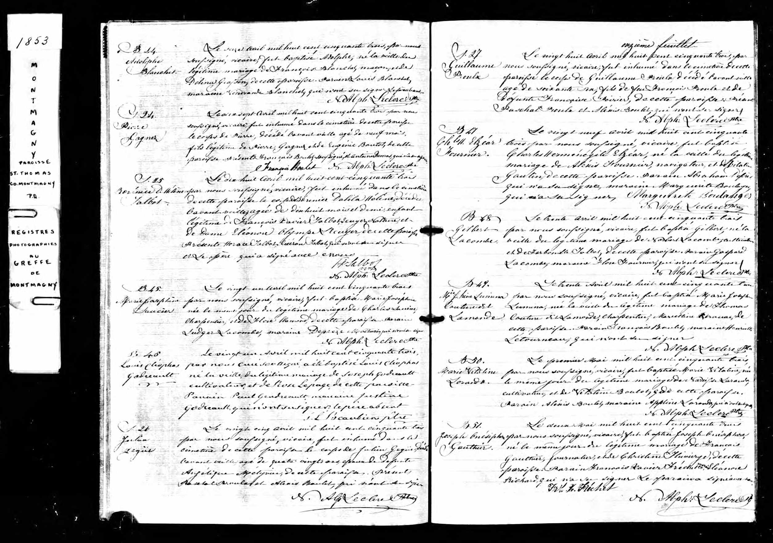 Acte de baptême