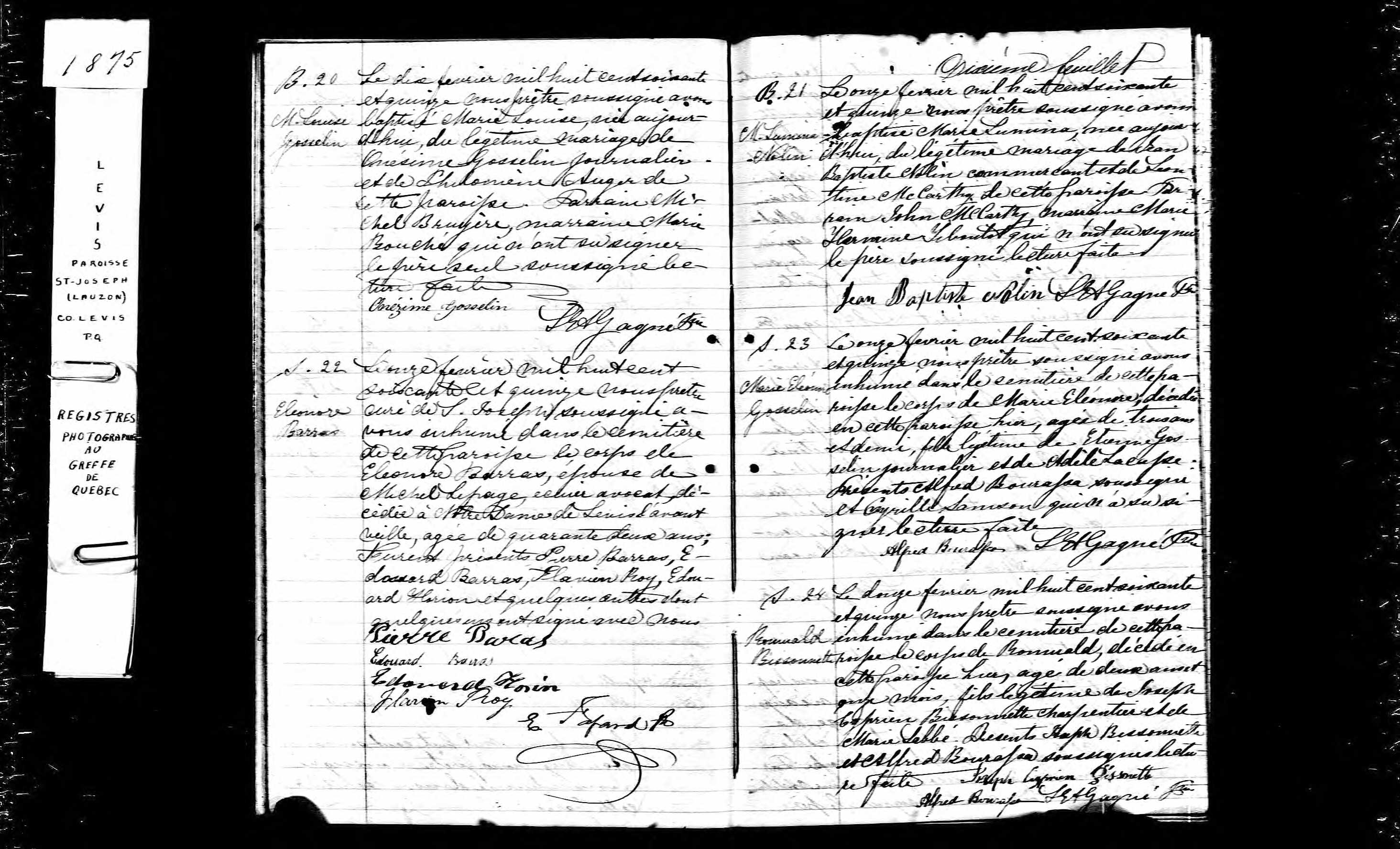 Acte de baptême
